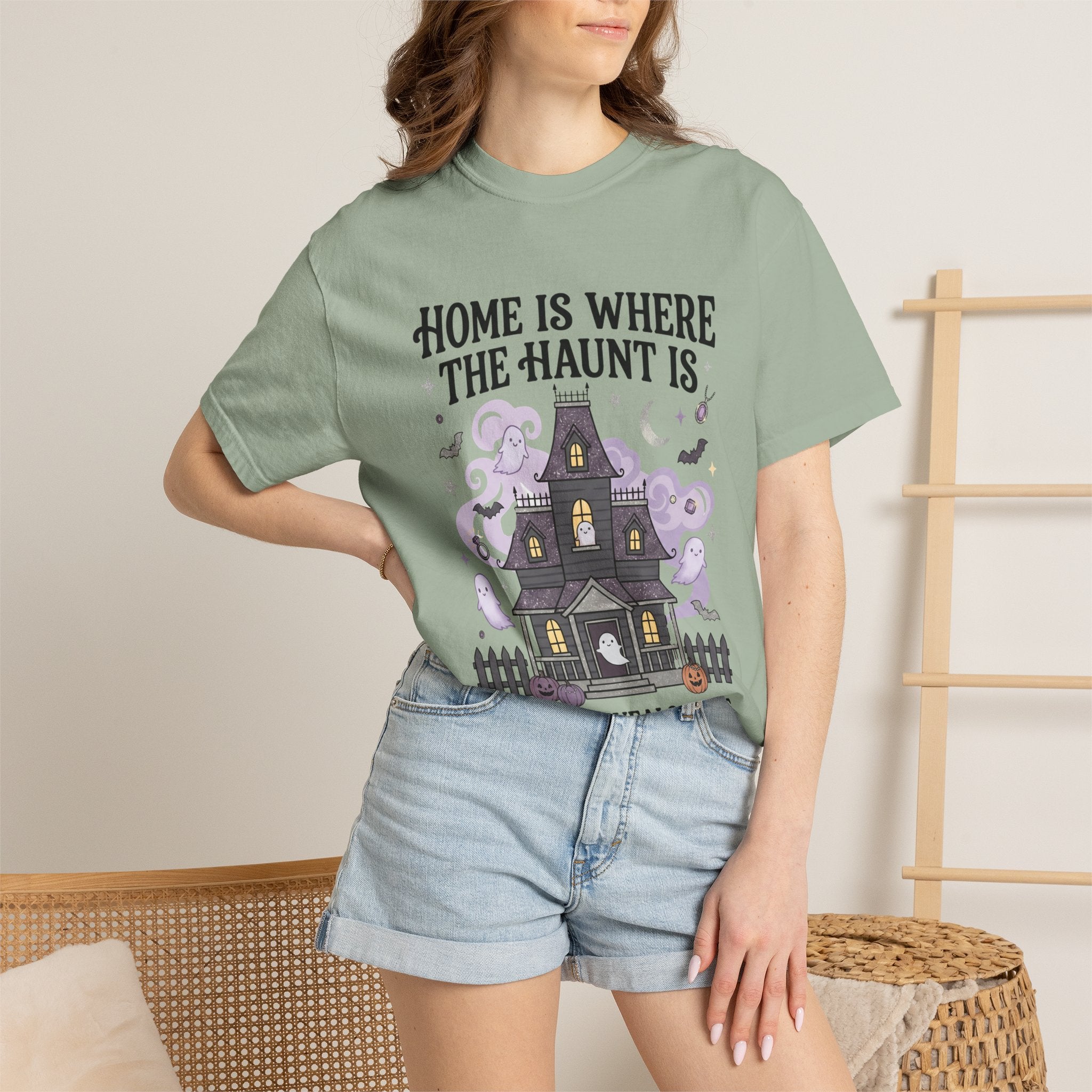 Home Is Where The Haunt Is Tee - Comfort Colors
