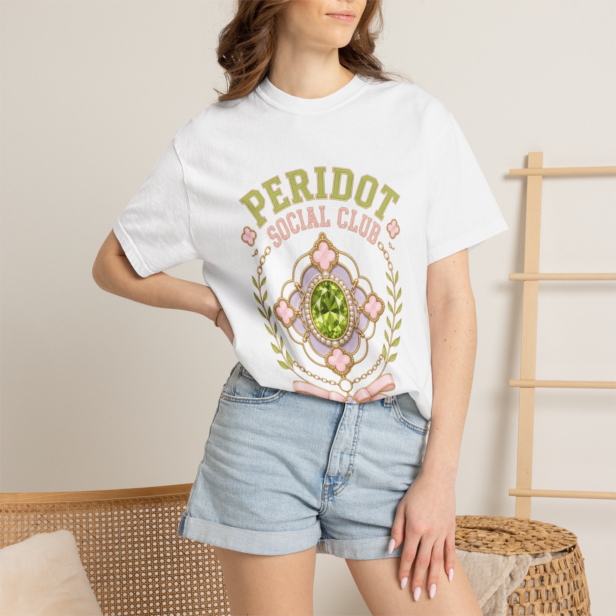 Peridot Social Club Tee - Comfort Colors