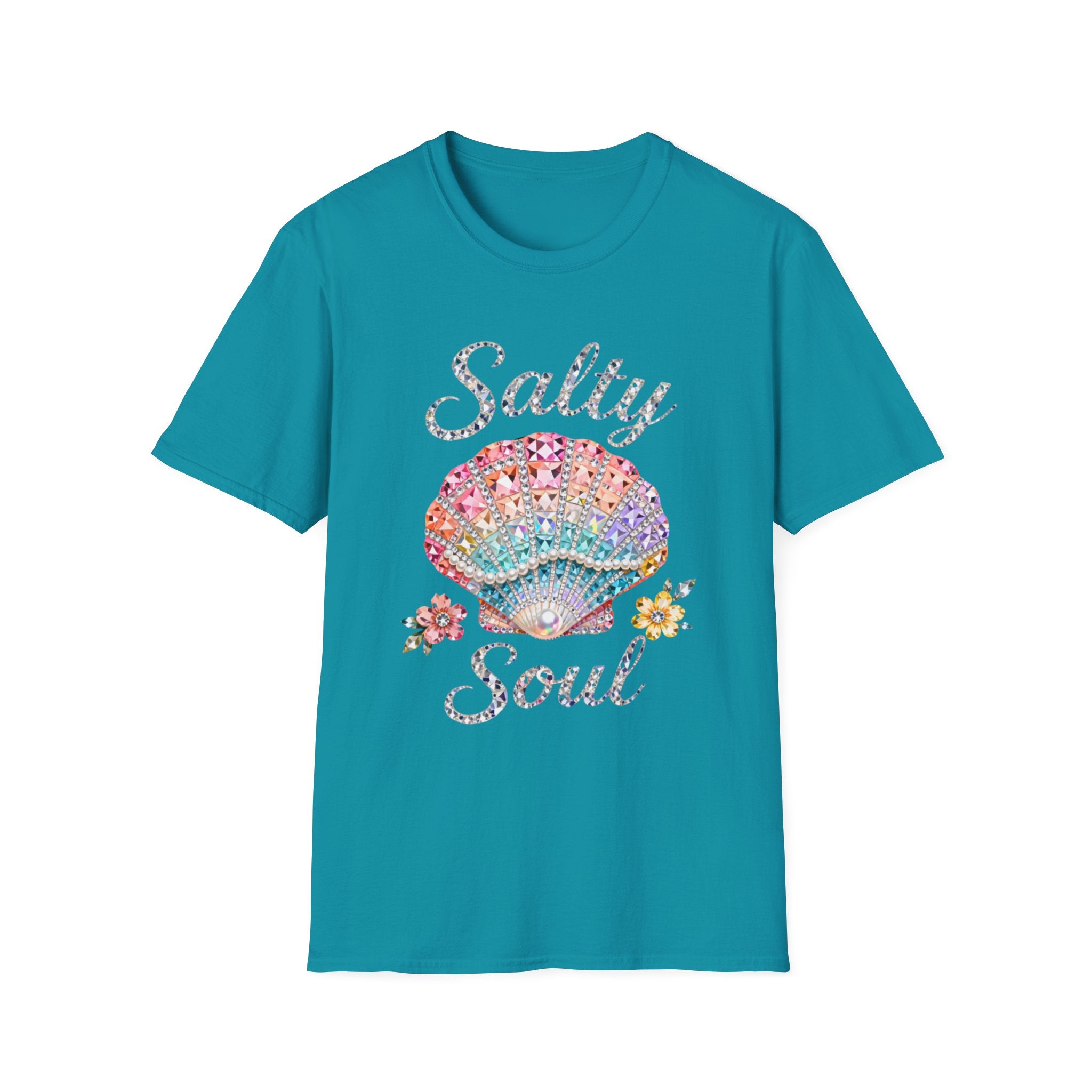 Salty Soul Jewel Tee - Gildan