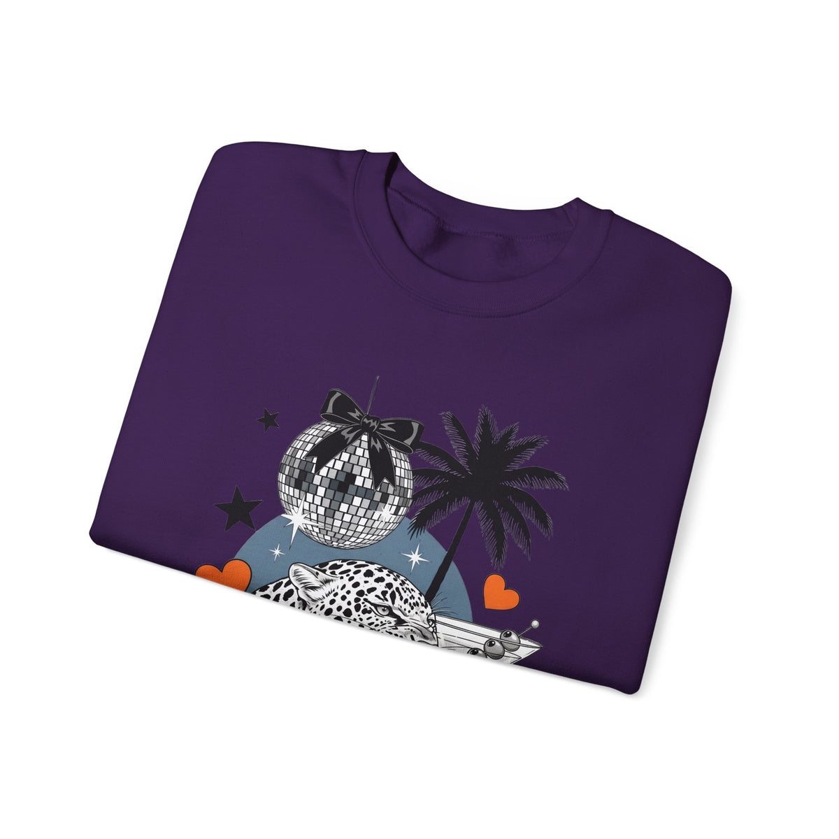 Disco Cheetah Sweatshirt - Gildan