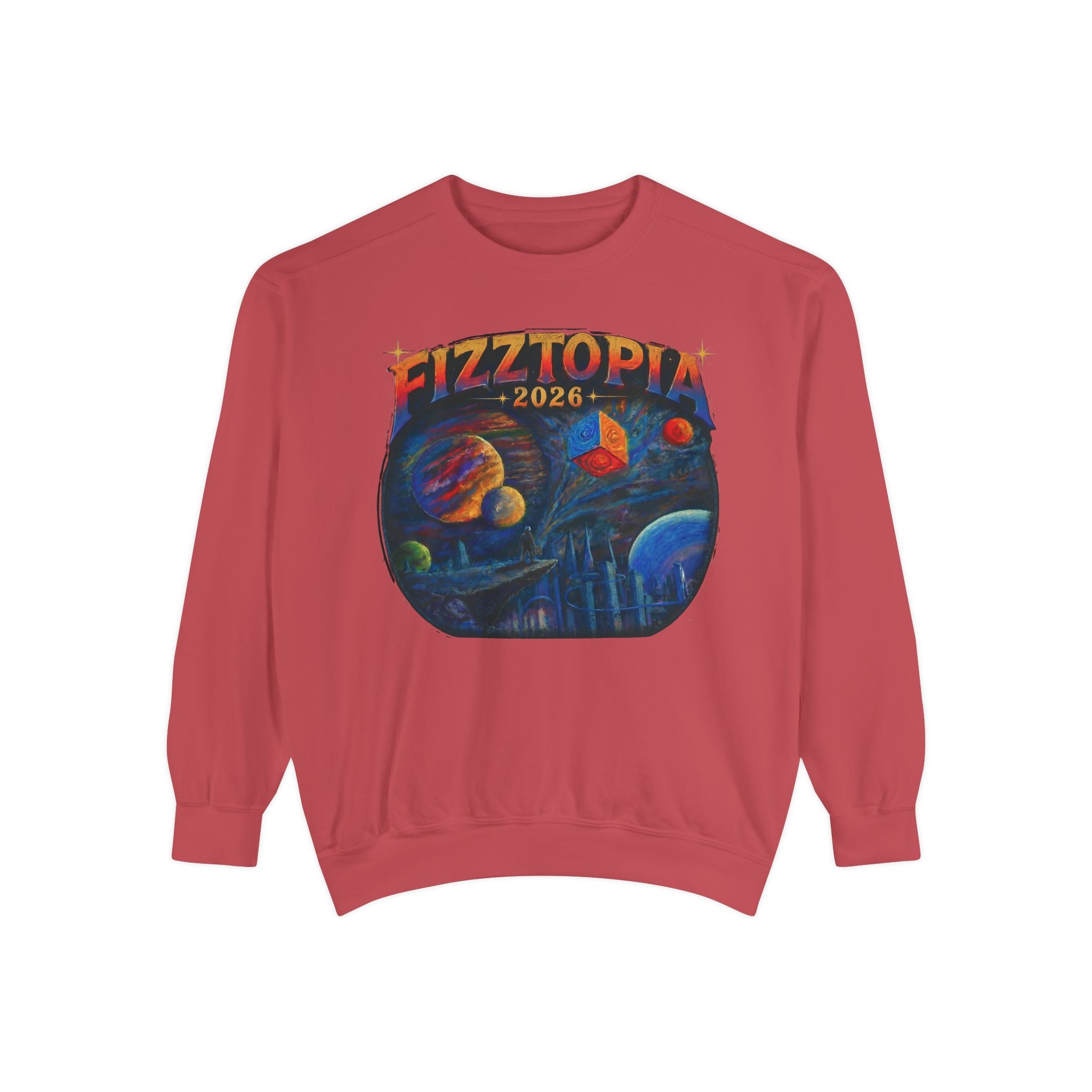 Daddy Ring Bomb's Fizztopia Galaxy Sweatshirt - Comfort Colors