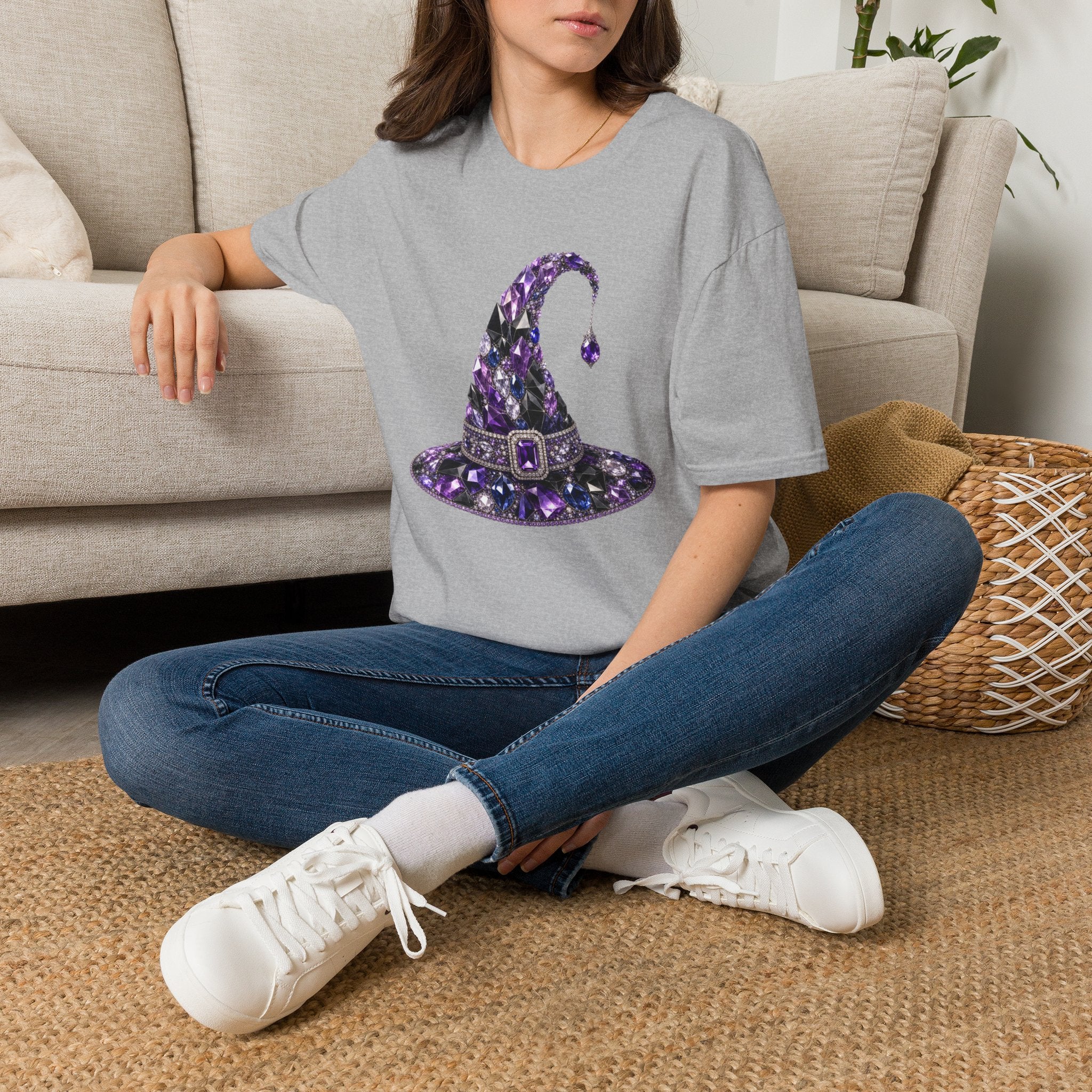 The Jeweled Witches Hat Tee - Gildan