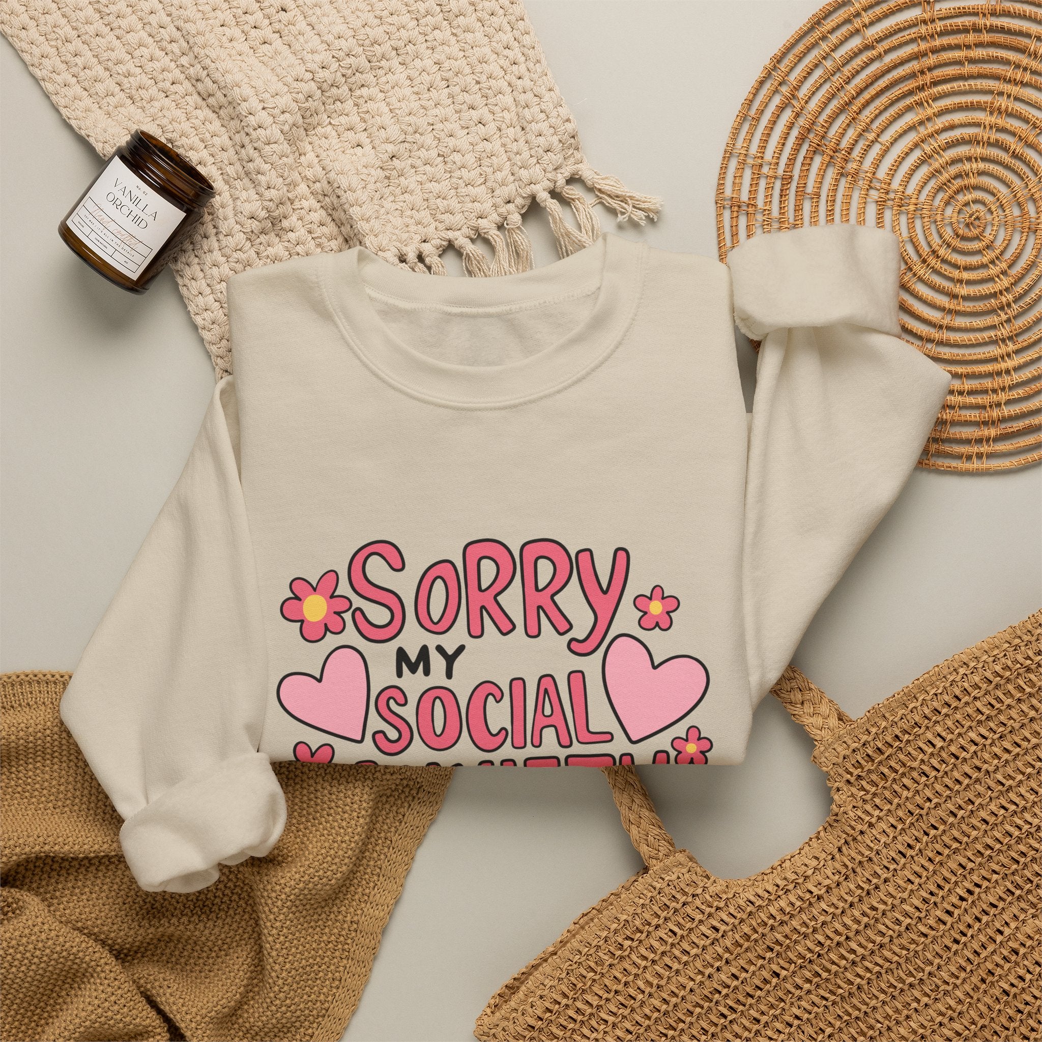 My Social Anxiety Says No Sweatshirt
