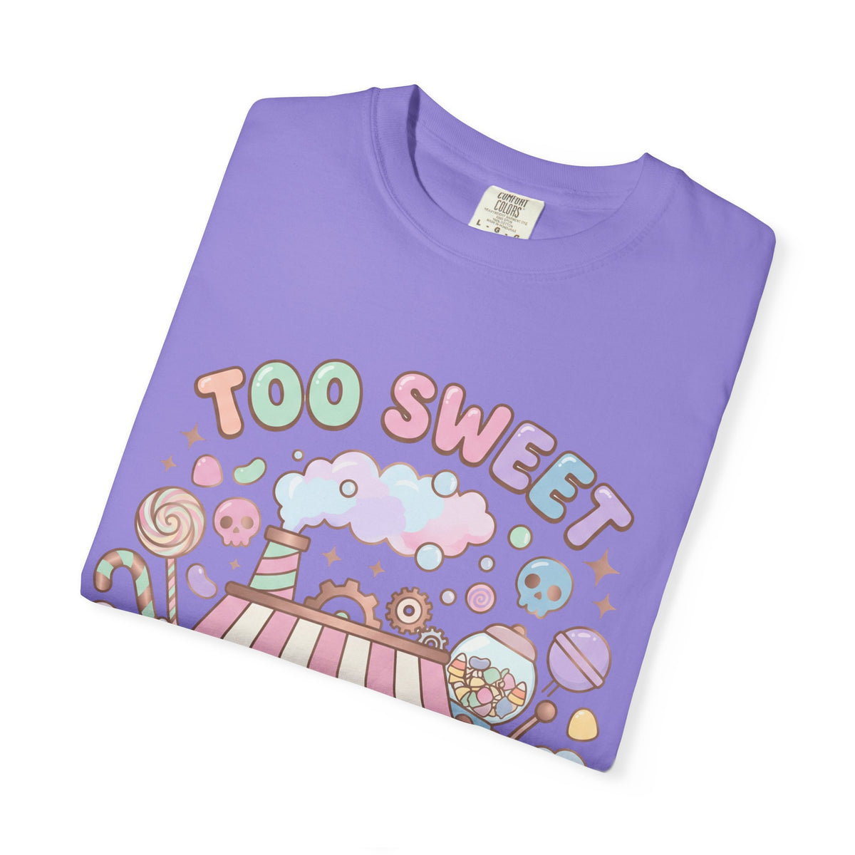 Too Sweet To Be Spooky Tee - Comfort Colors