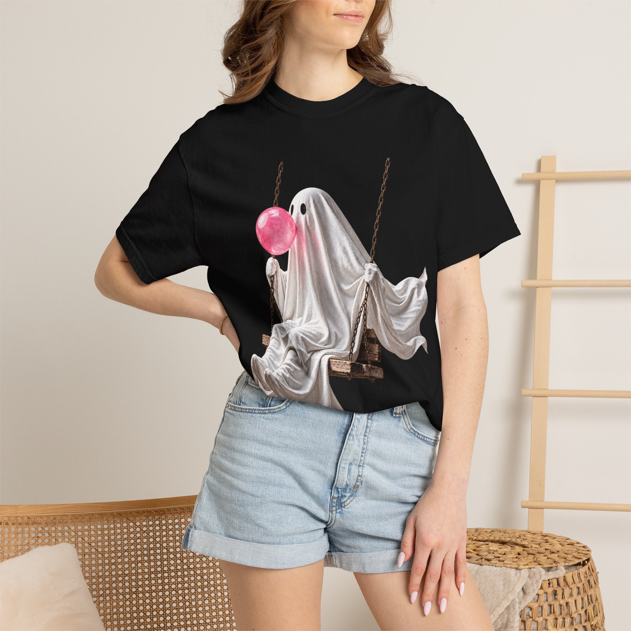 Bubblegum Ghost Tee - Comfort Colors