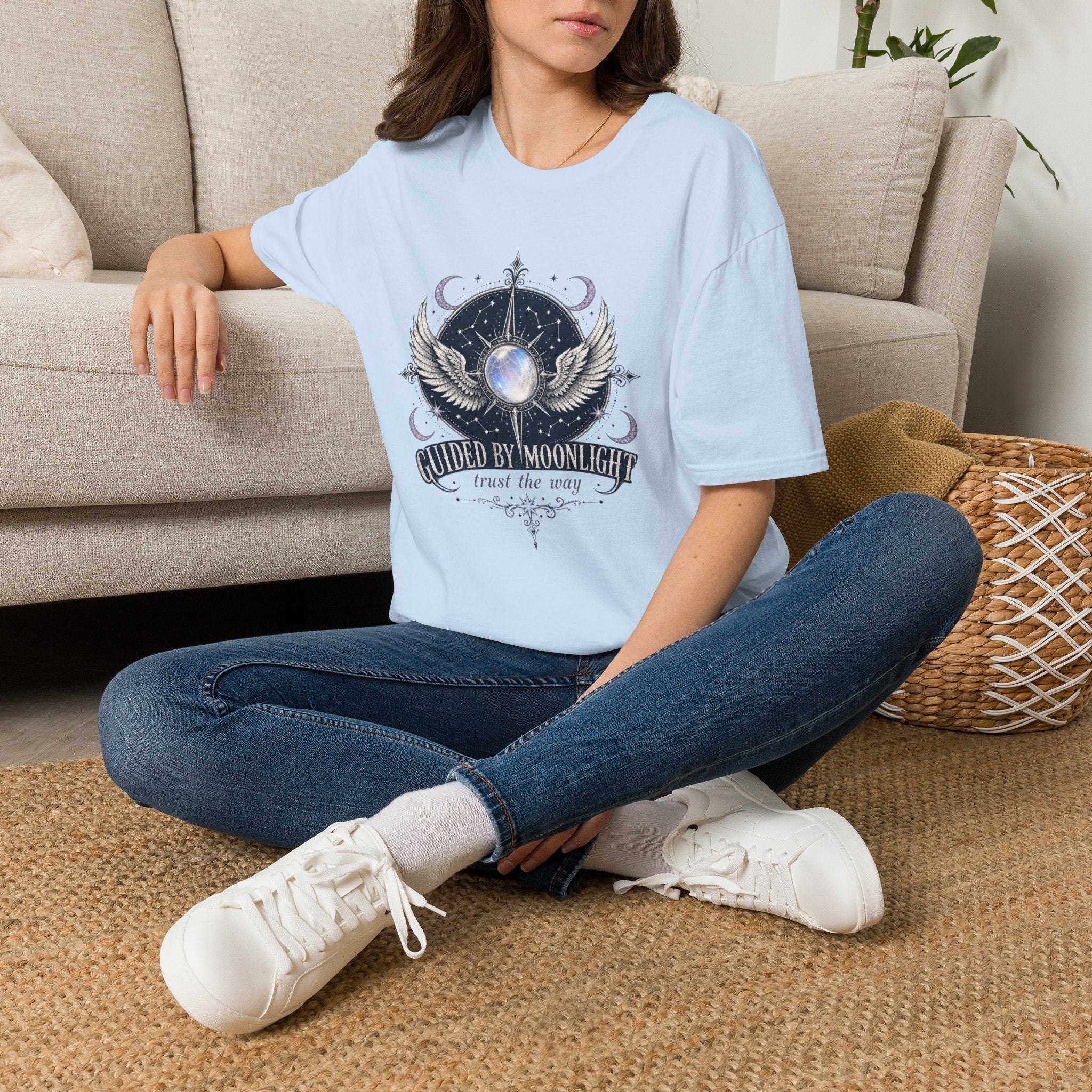 Guided By Moonlight Tee - Gildan