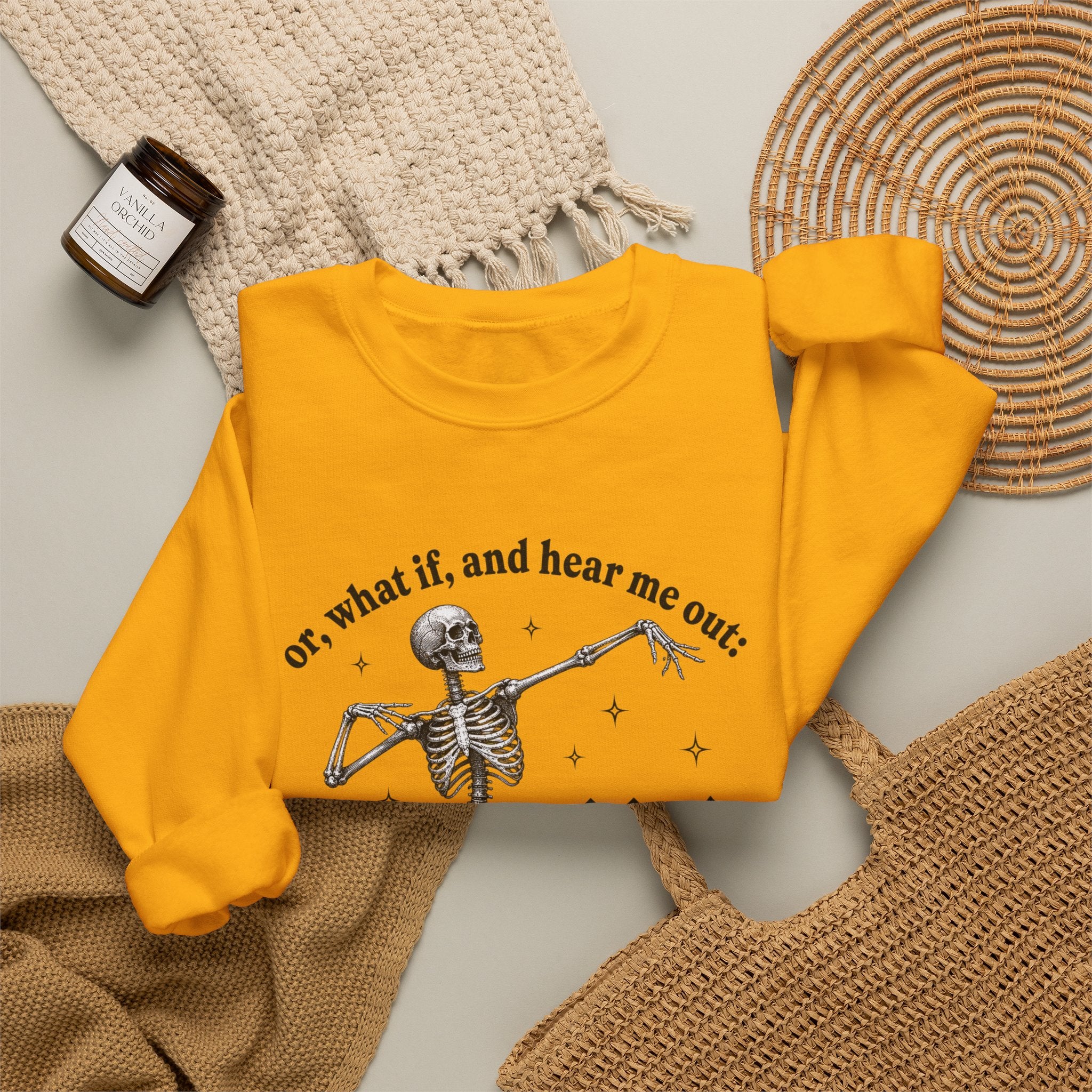 Or What If And Hear Me Out Sweatshirt - Gildan