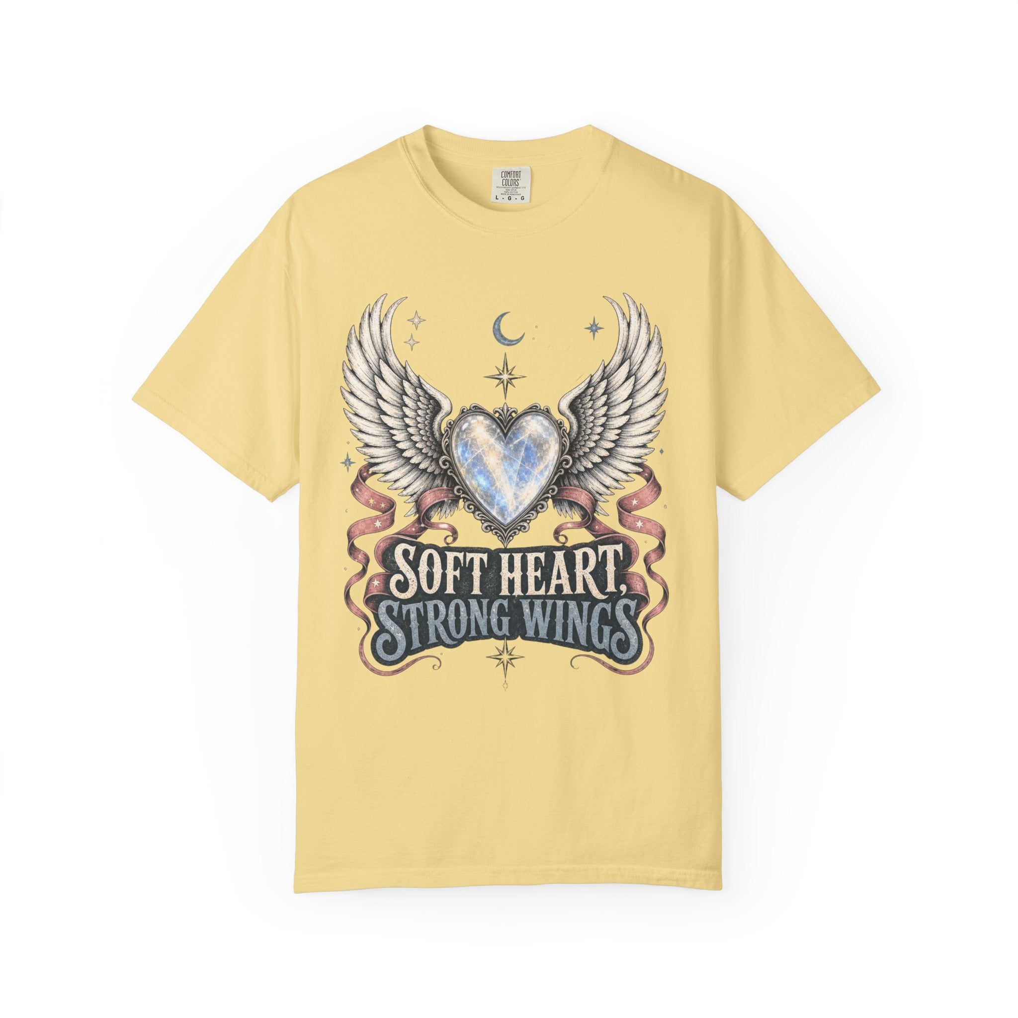 Soft Heart Strong Wings Tee - Comfort Colors