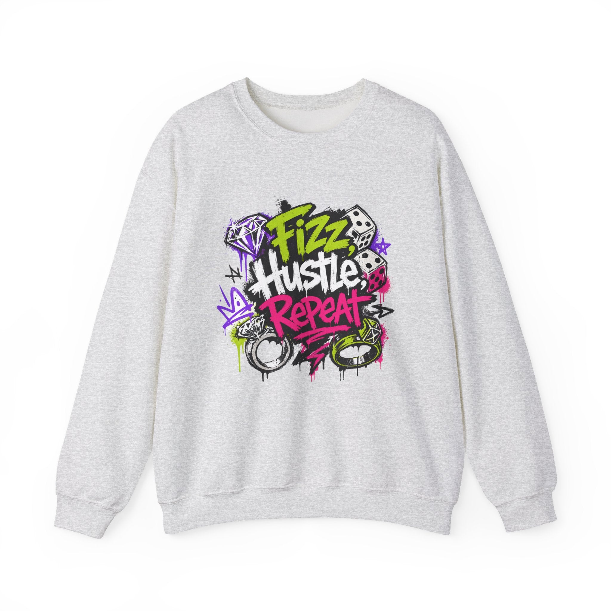 Fizz Hustle Repeat Sweatshirt - Gildan