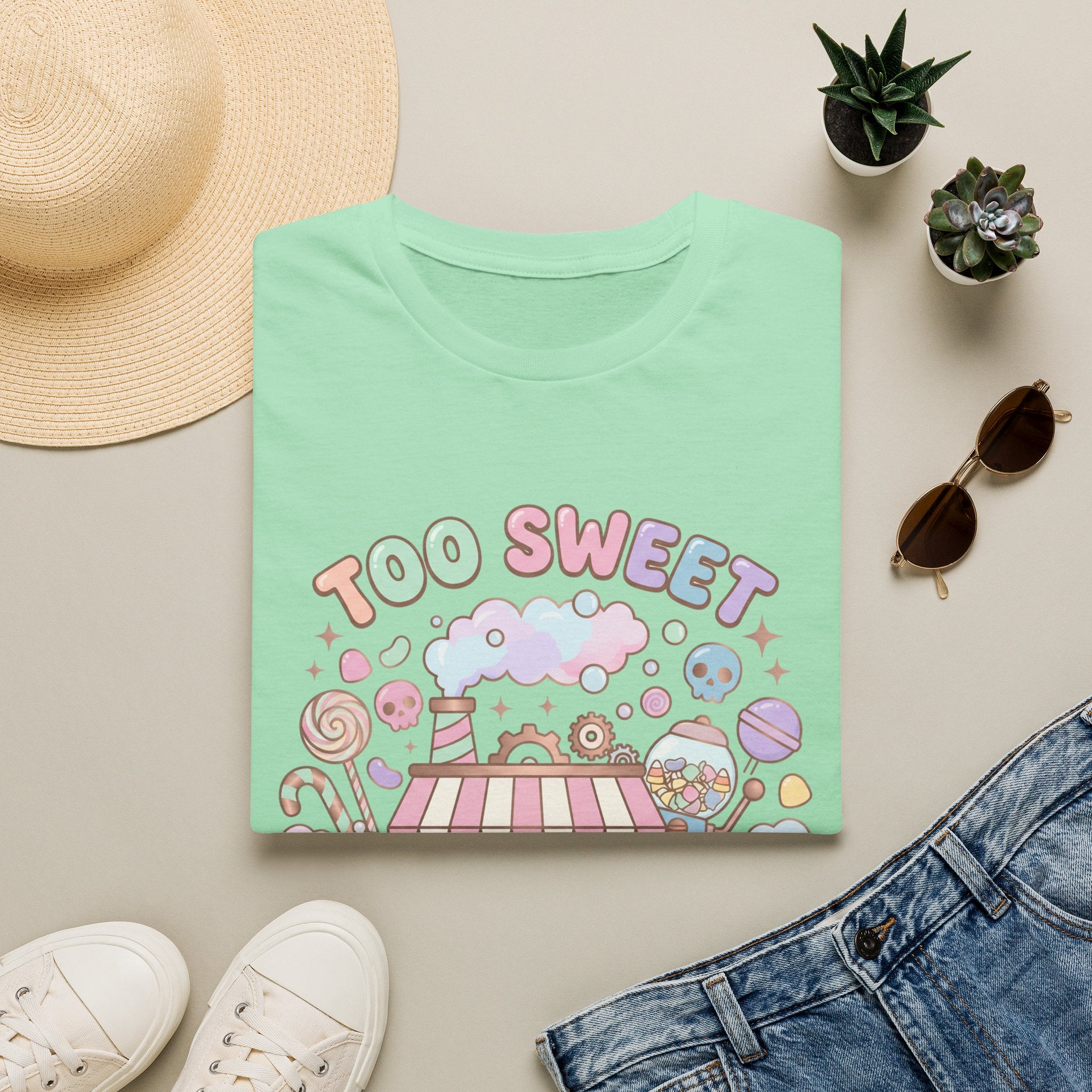 Too Sweet To Be Spooky Tee - Gildan