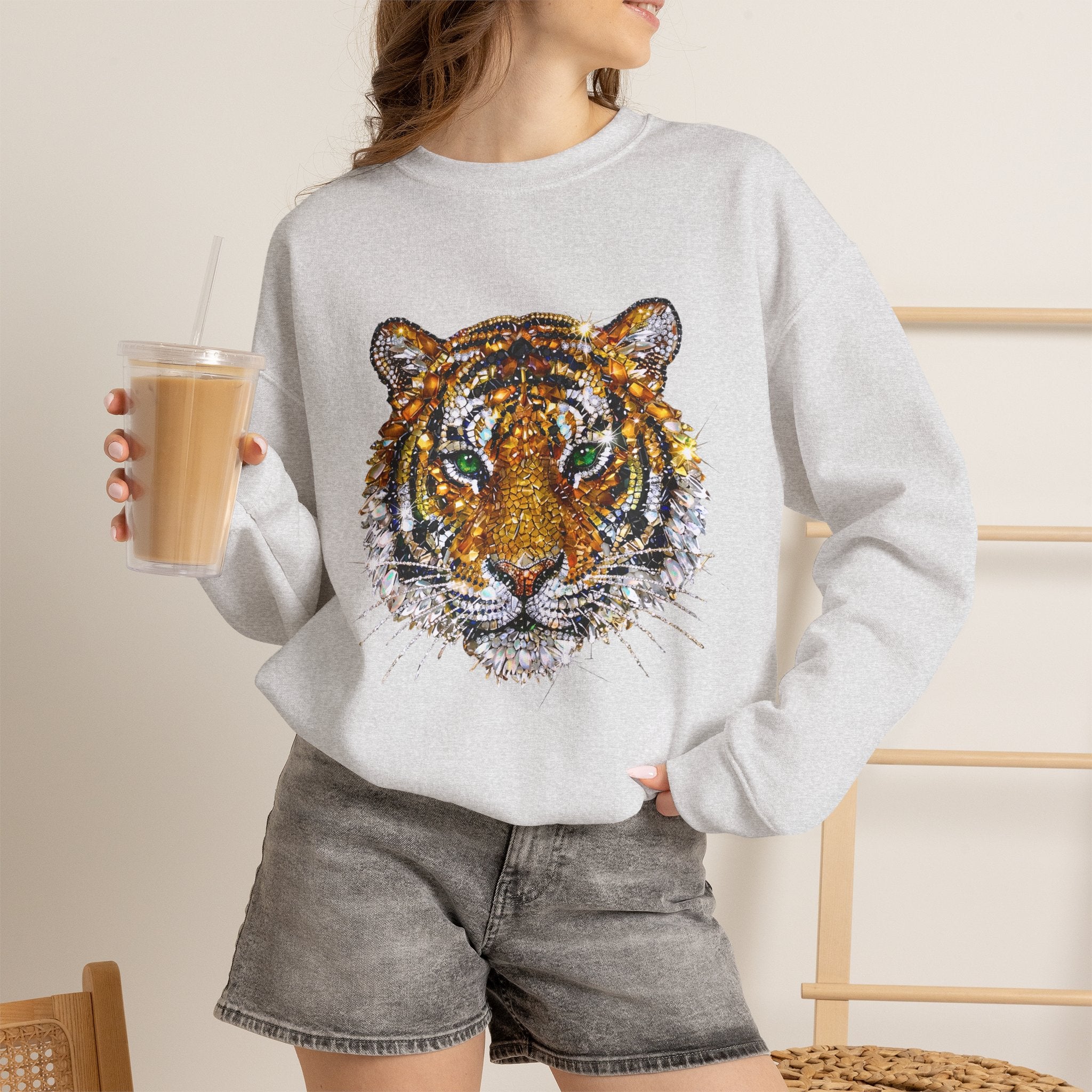 Jeweleed Tiger Sweatshirt