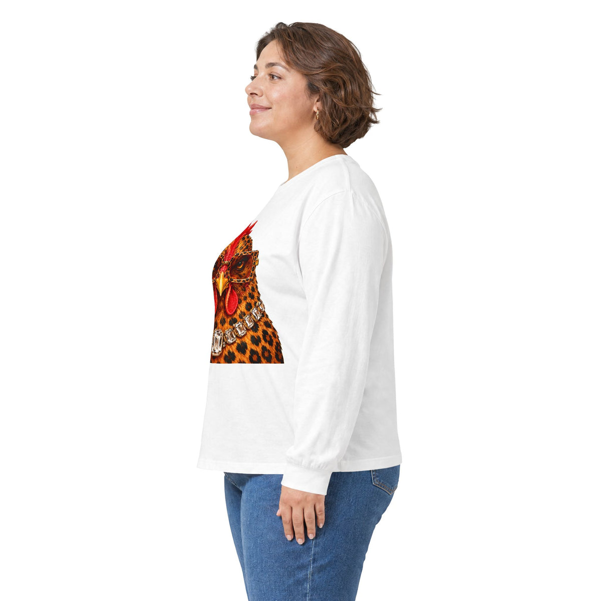 The Sassy Chicken Long Sleeve Tee - Gildan