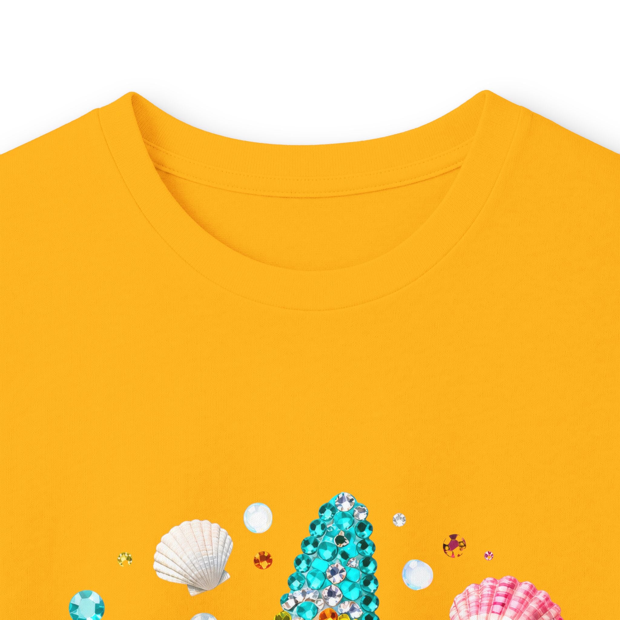 Jeweled Starfish Long Sleeve Tee - Gildan