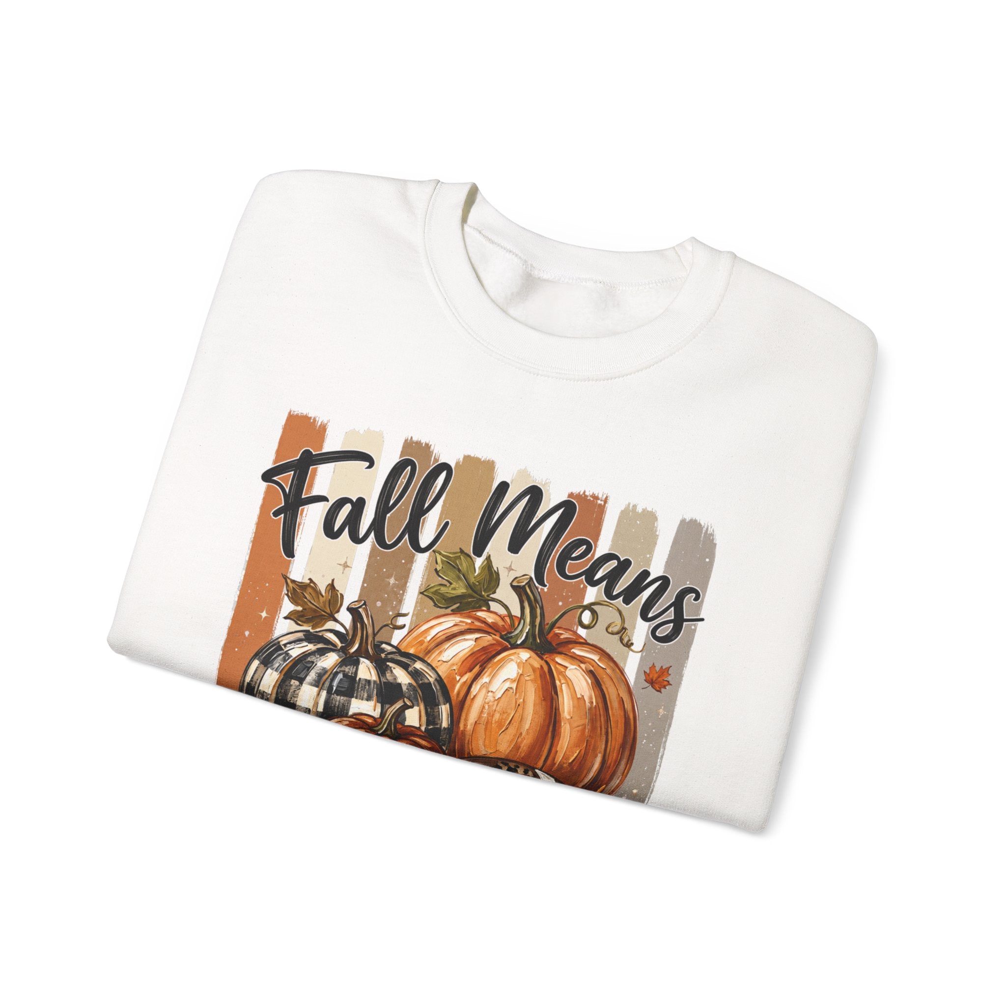 Fall Means Football Sweatshirt - Gildan