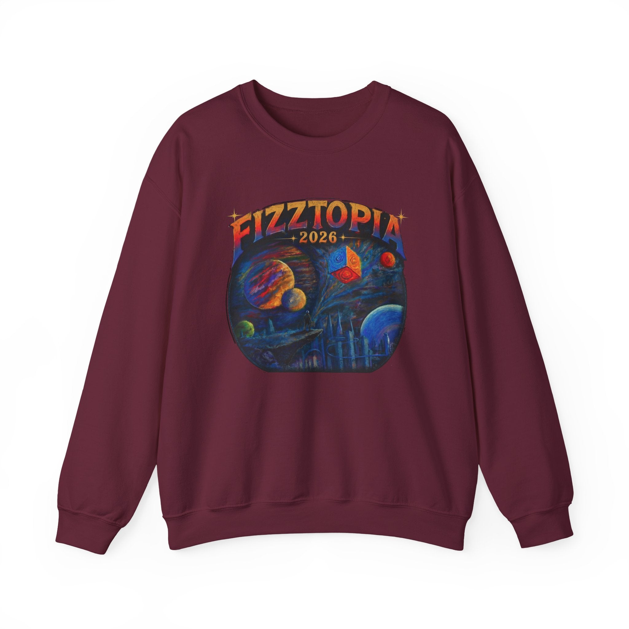 Daddy Ring Bomb's Fizztopia Galaxy Sweatshirt - Gildan