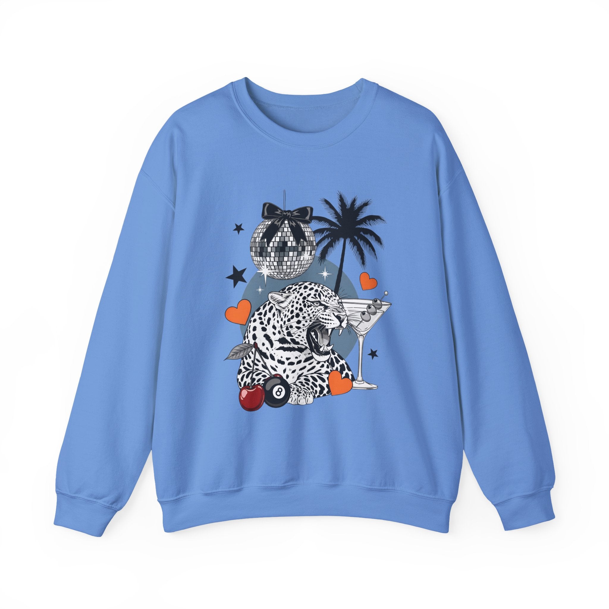 Disco Cheetah Sweatshirt - Gildan
