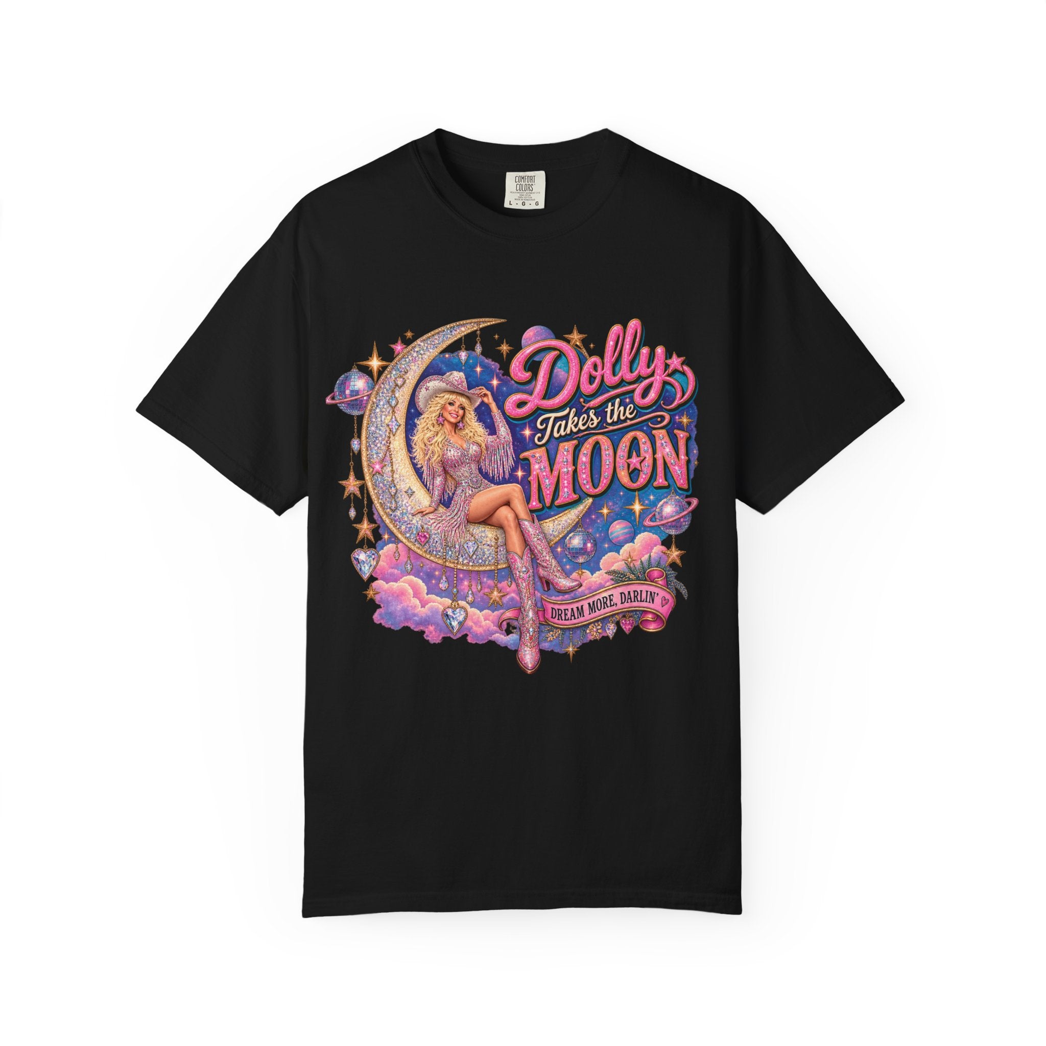 Dolly Takes The Moon Tee