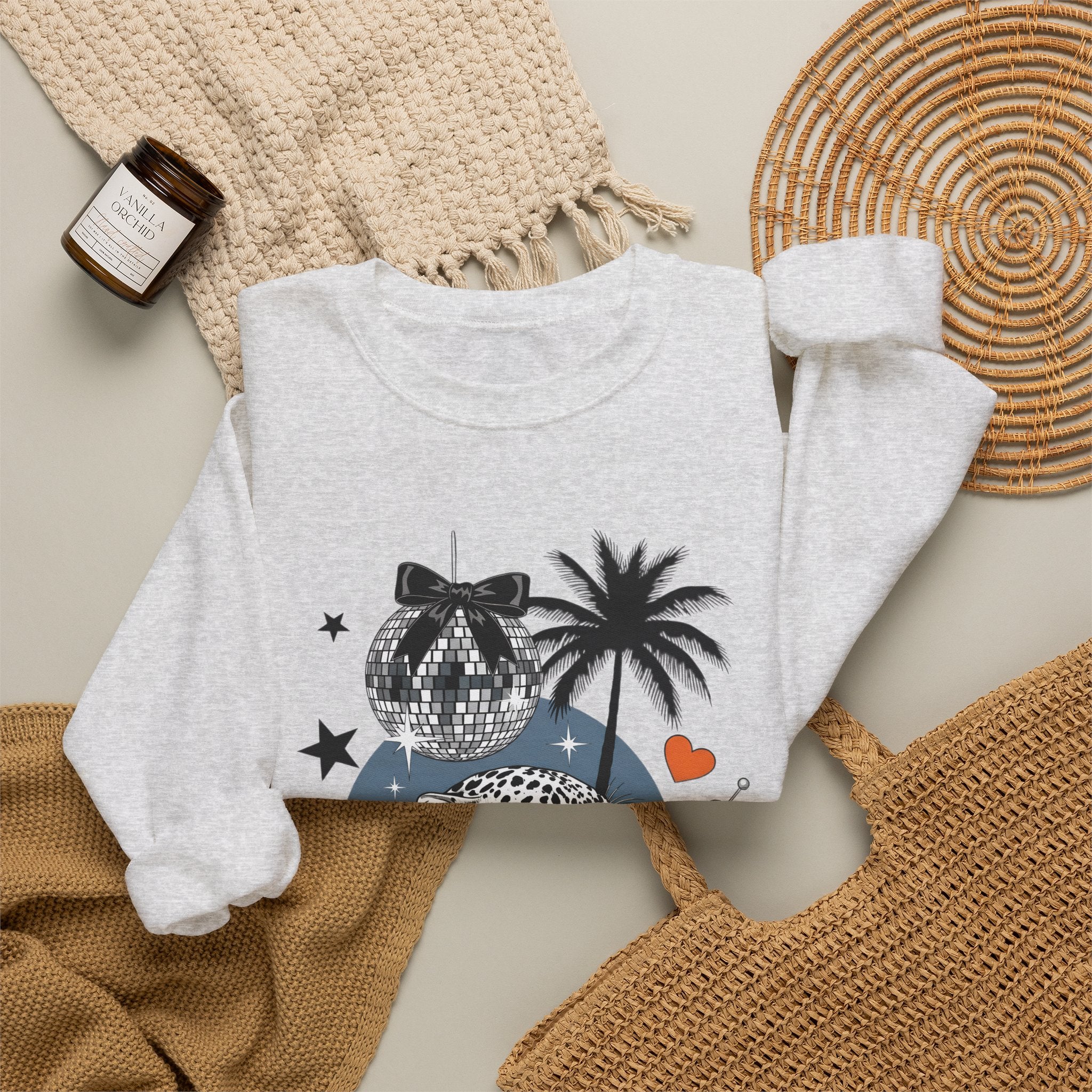 Disco Cheetah Sweatshirt - Gildan