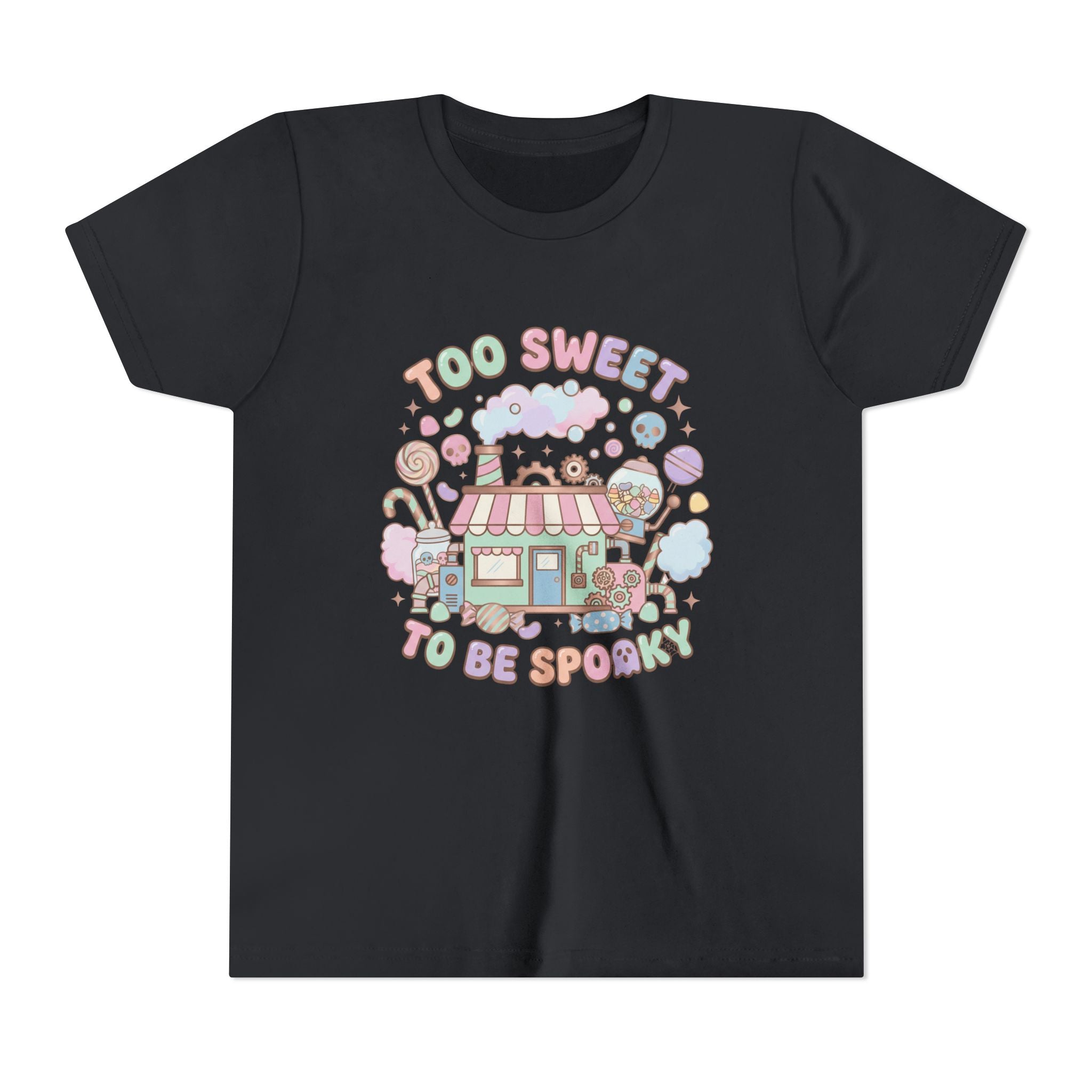 Too Sweet To Be Spooky Big Kid Tee