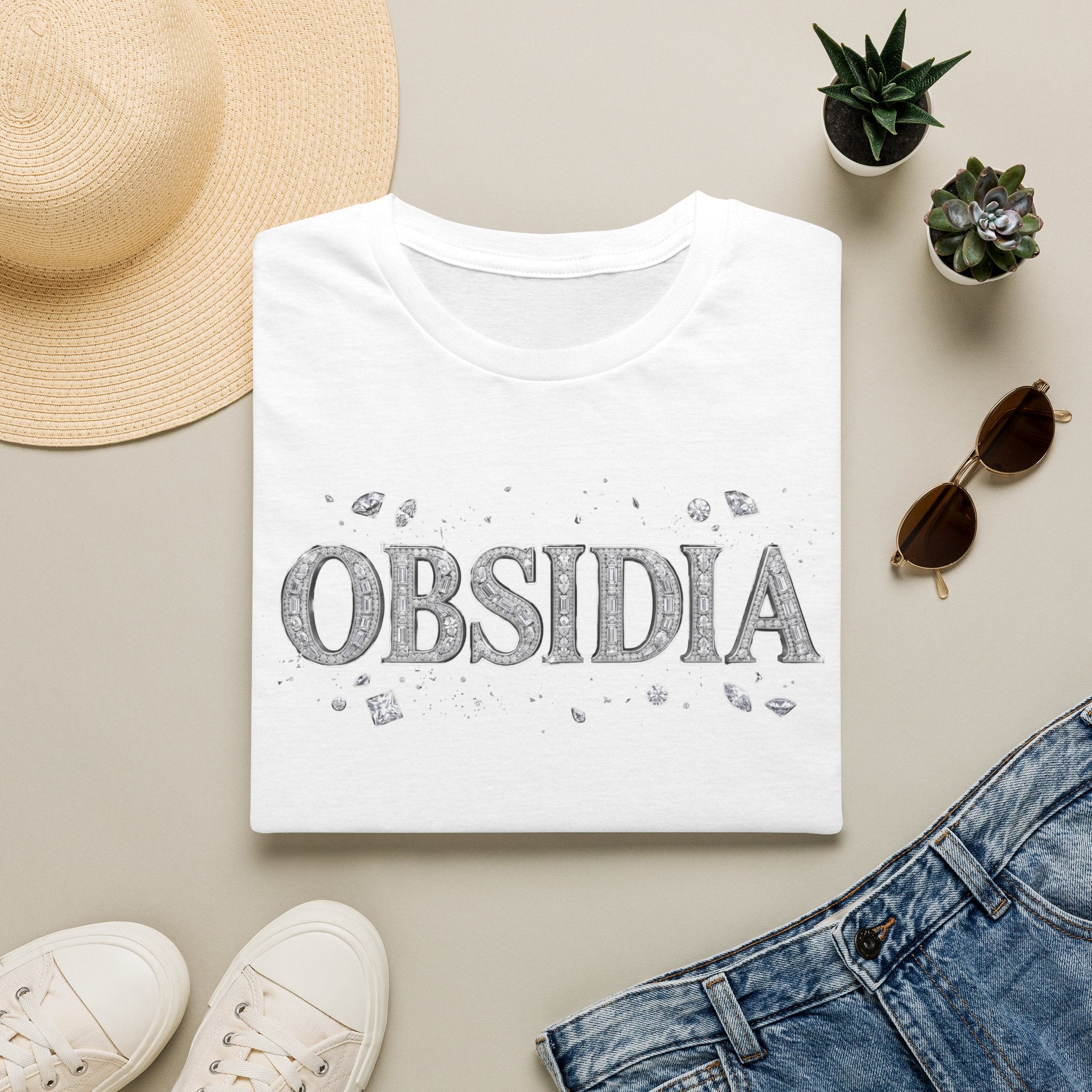 Obsidia Jewel Tee - Gildan