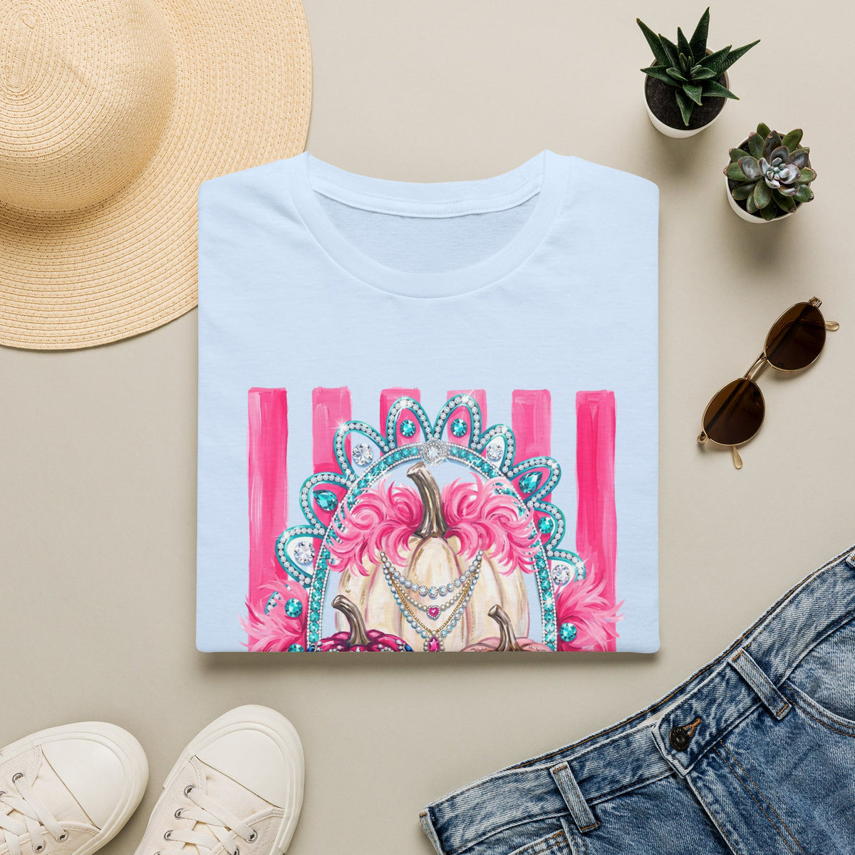 Pink Pumpkins Glam Tee - Gildan