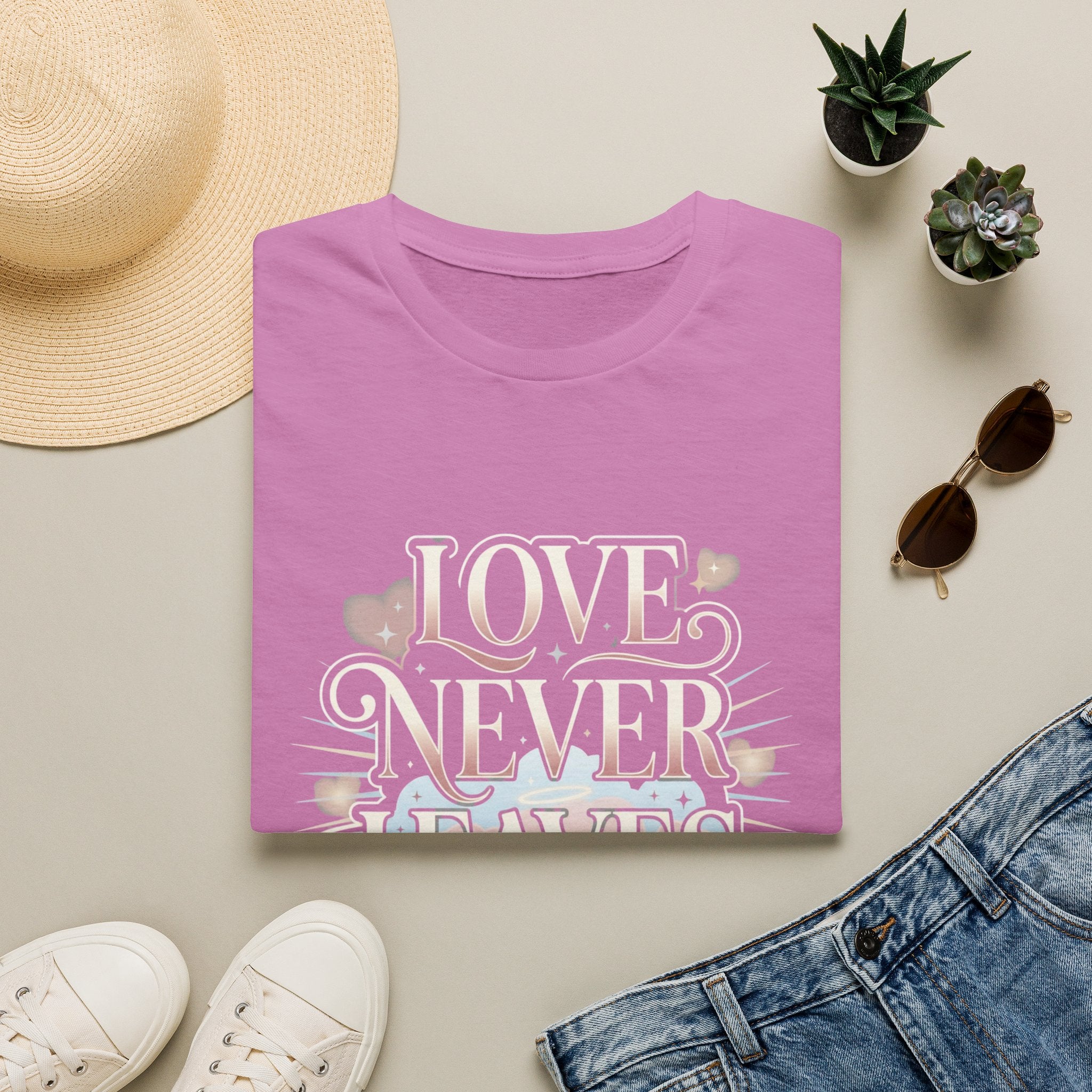 Love Never Leaves Tee - Gildan