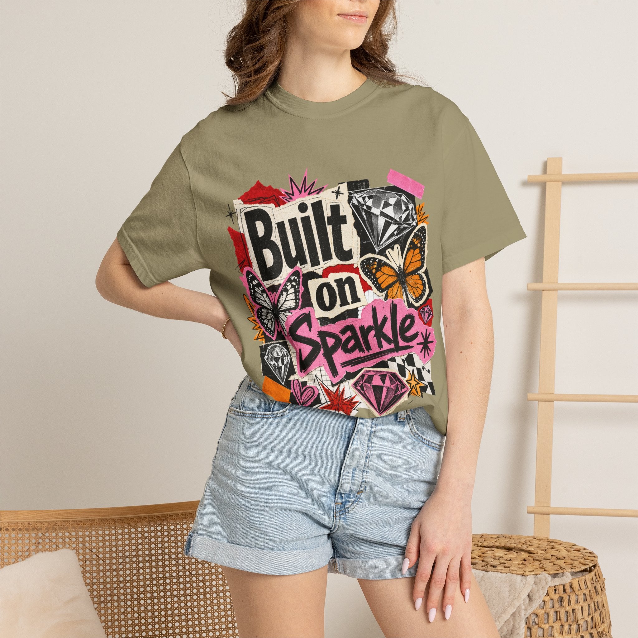 Built on Sparkle Tee - Comfort Colors