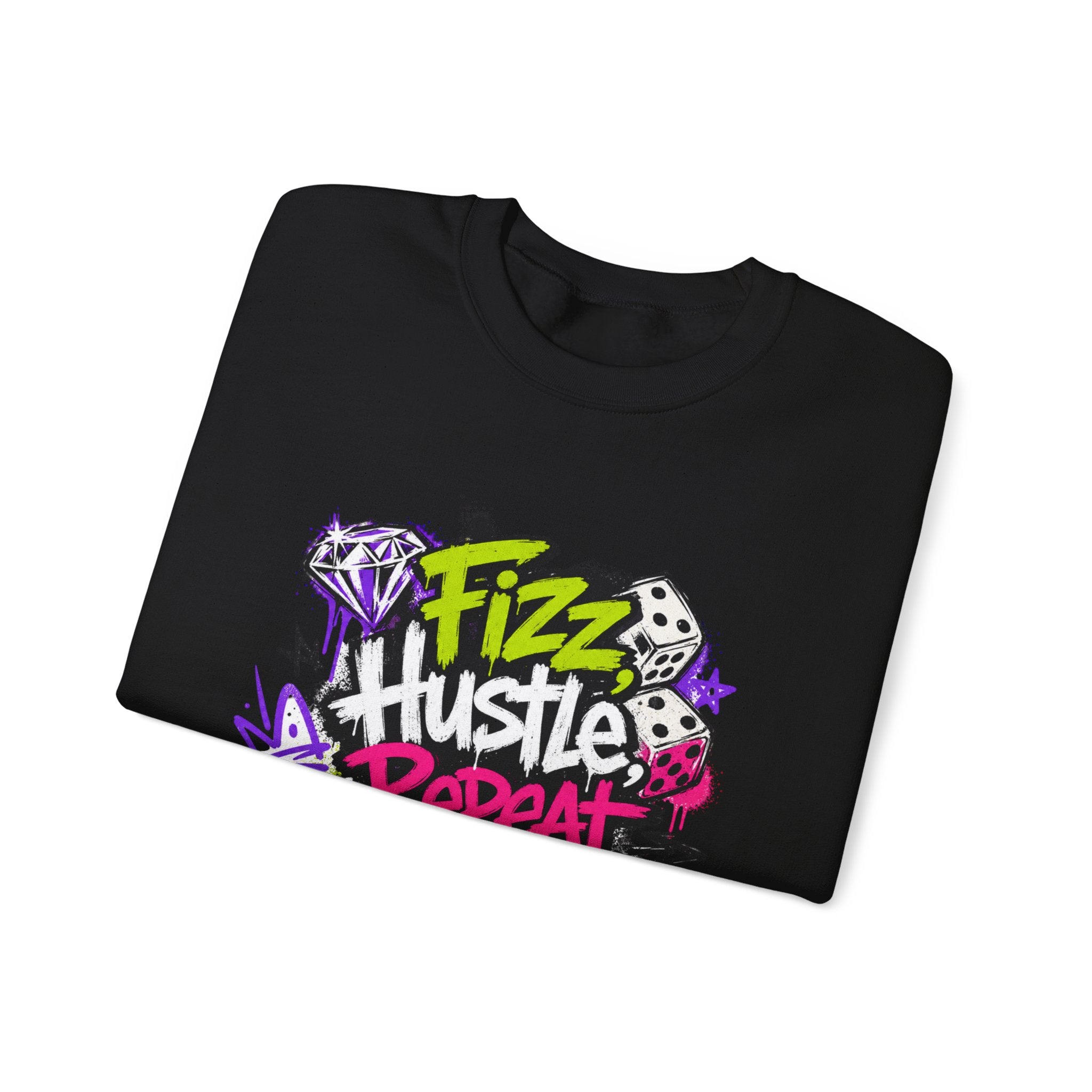 Fizz Hustle Repeat Sweatshirt - Gildan