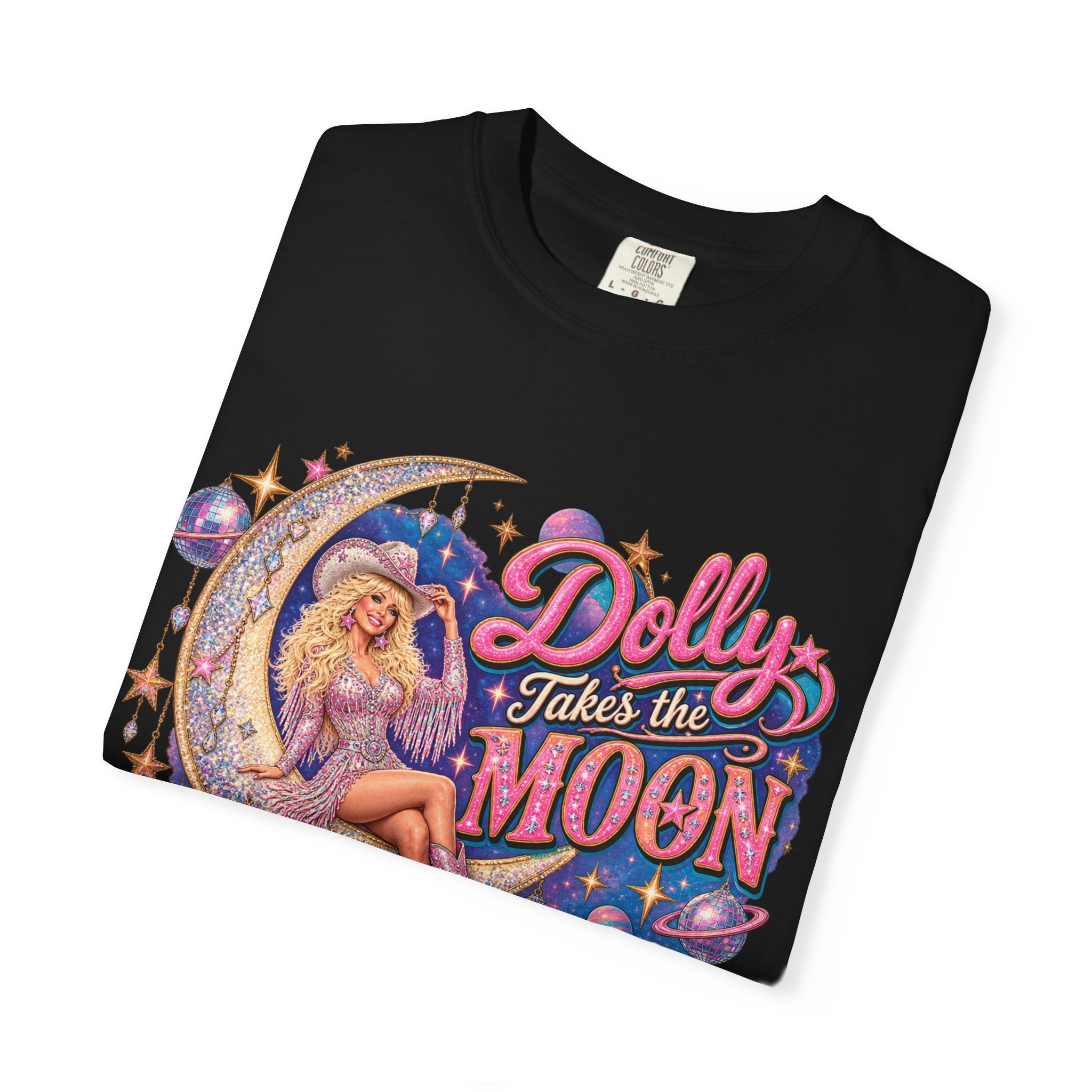 Dolly Takes The Moon Tee