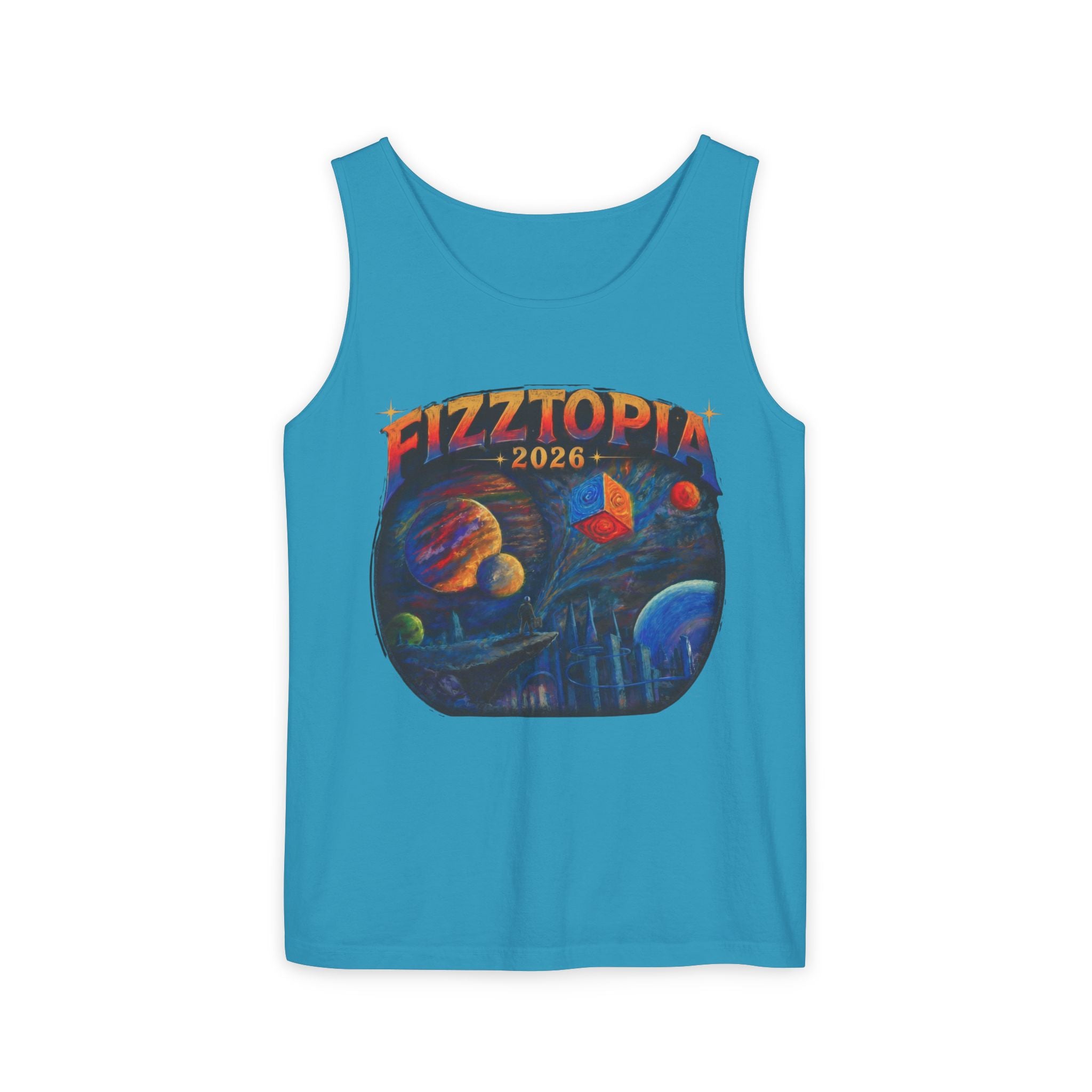 Daddy Ring Bomb's Fizztopia Galaxy Tank - Comfort Colors