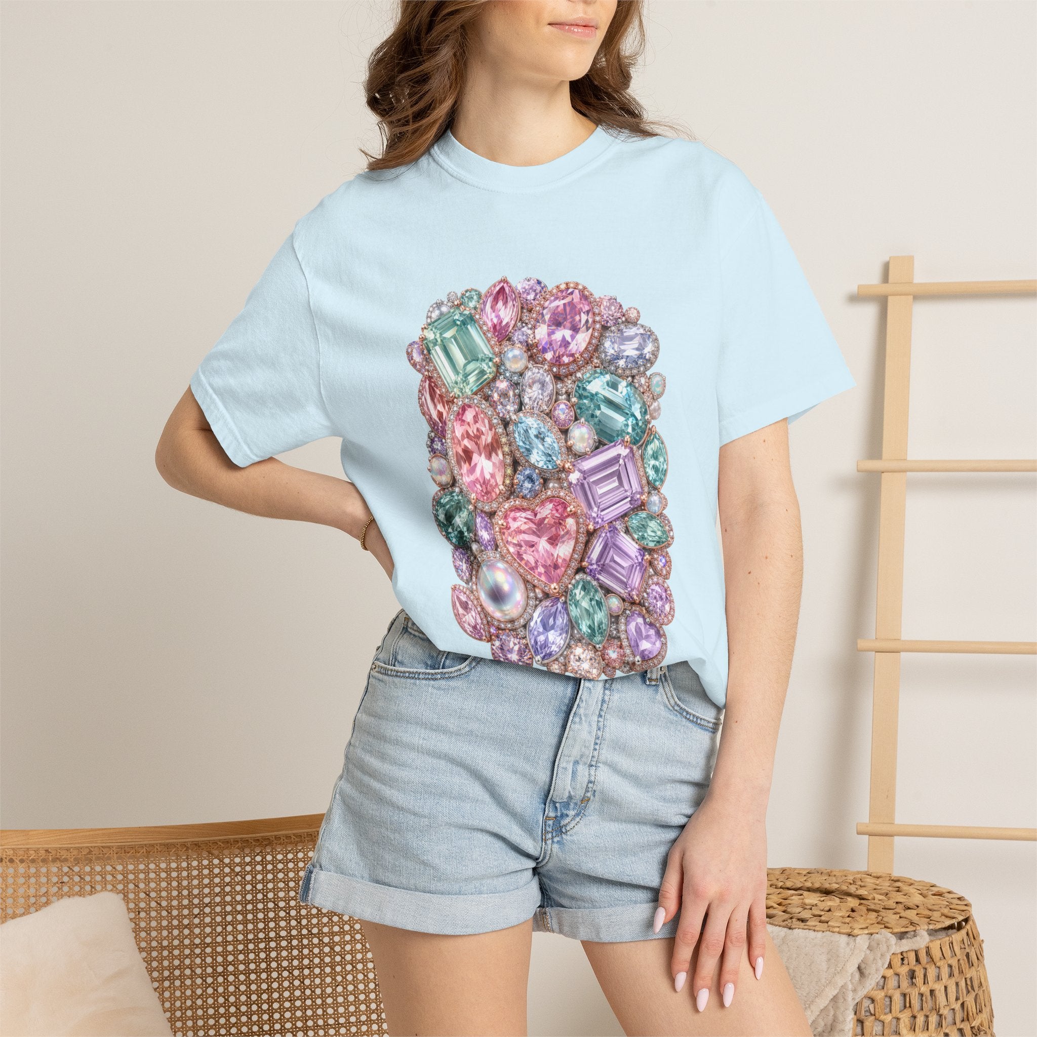 Halo Gemstone Tee - Comfort Colors
