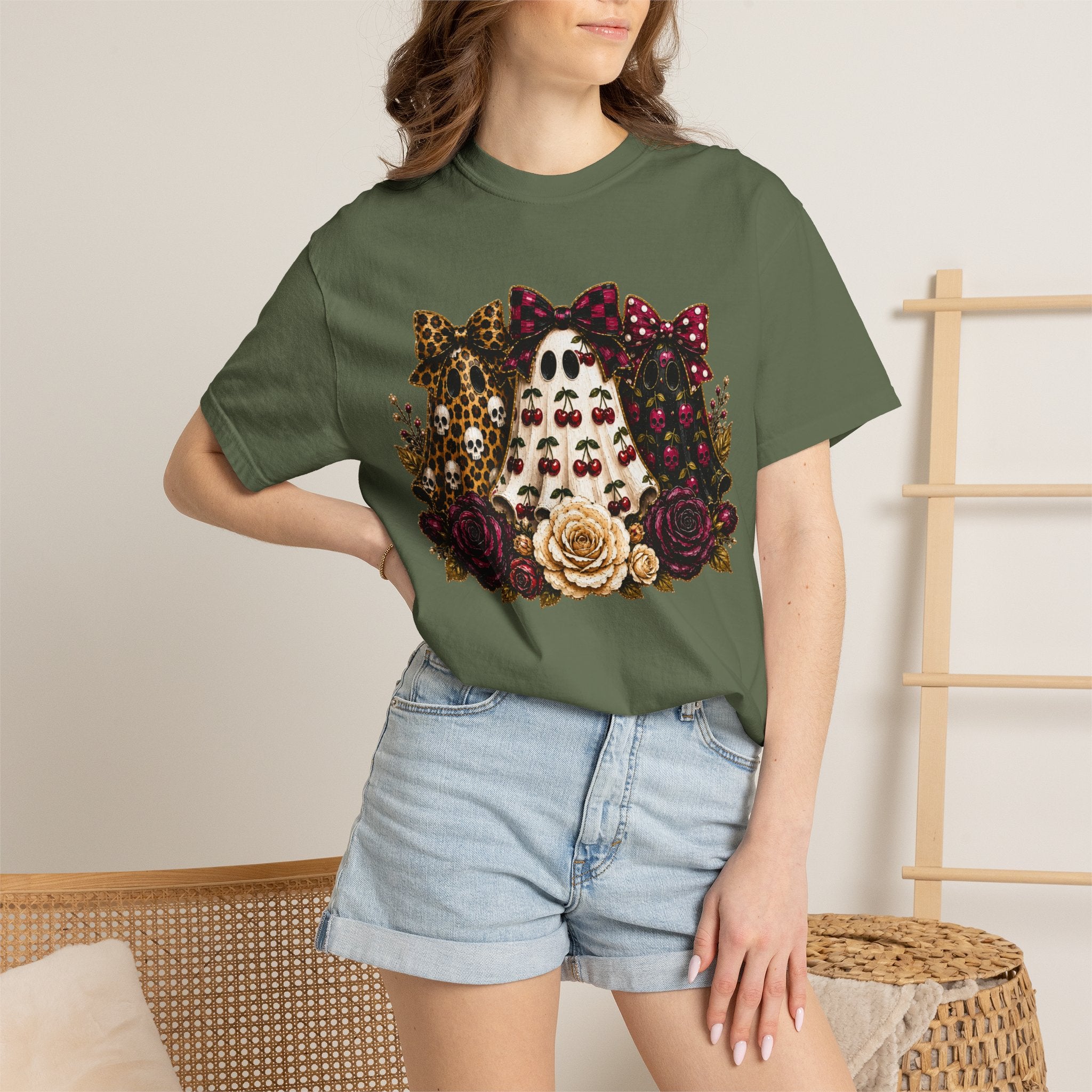 Cherry Ghosts Tee - Comfort Colors