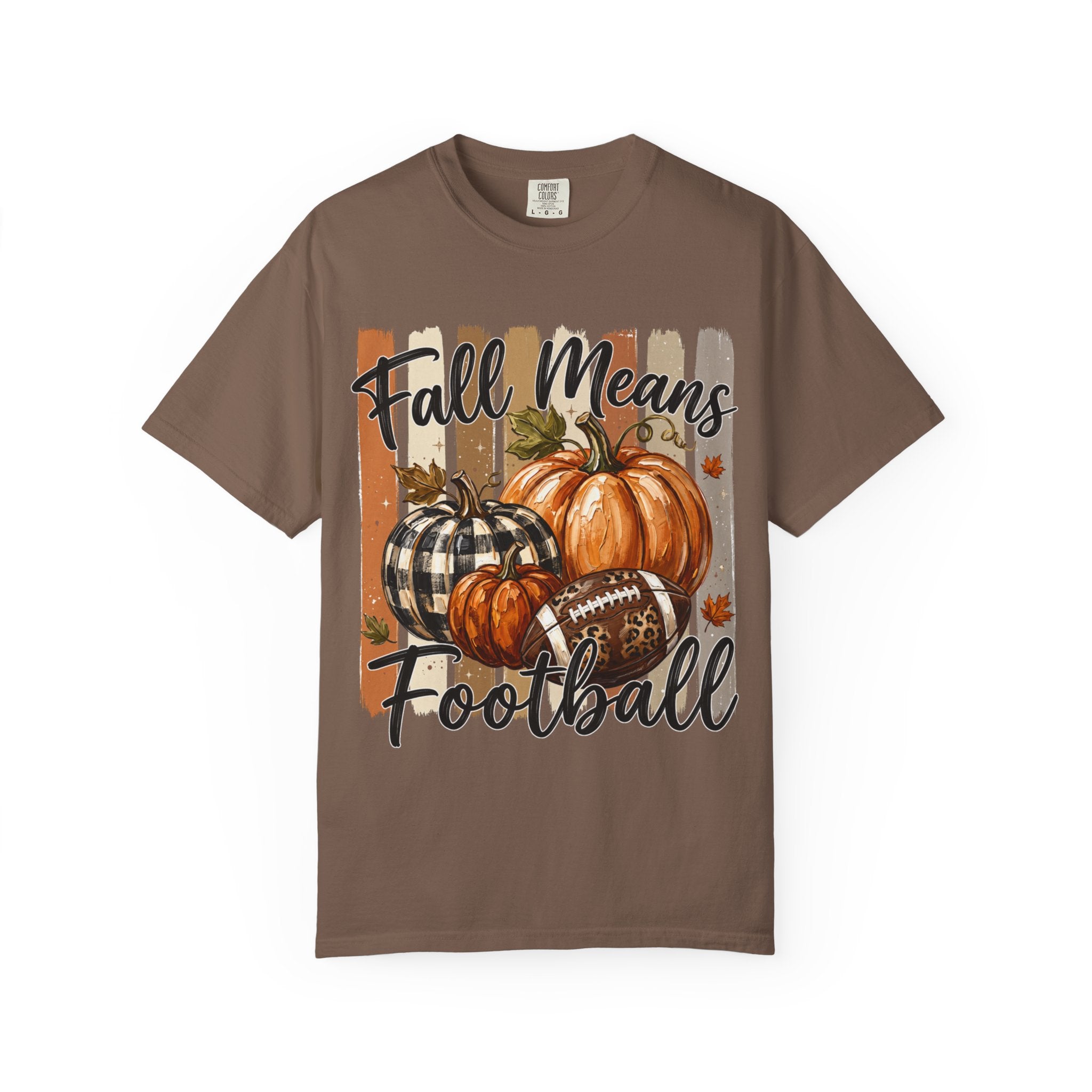 Fall Means Football Tee - Comfort Colors