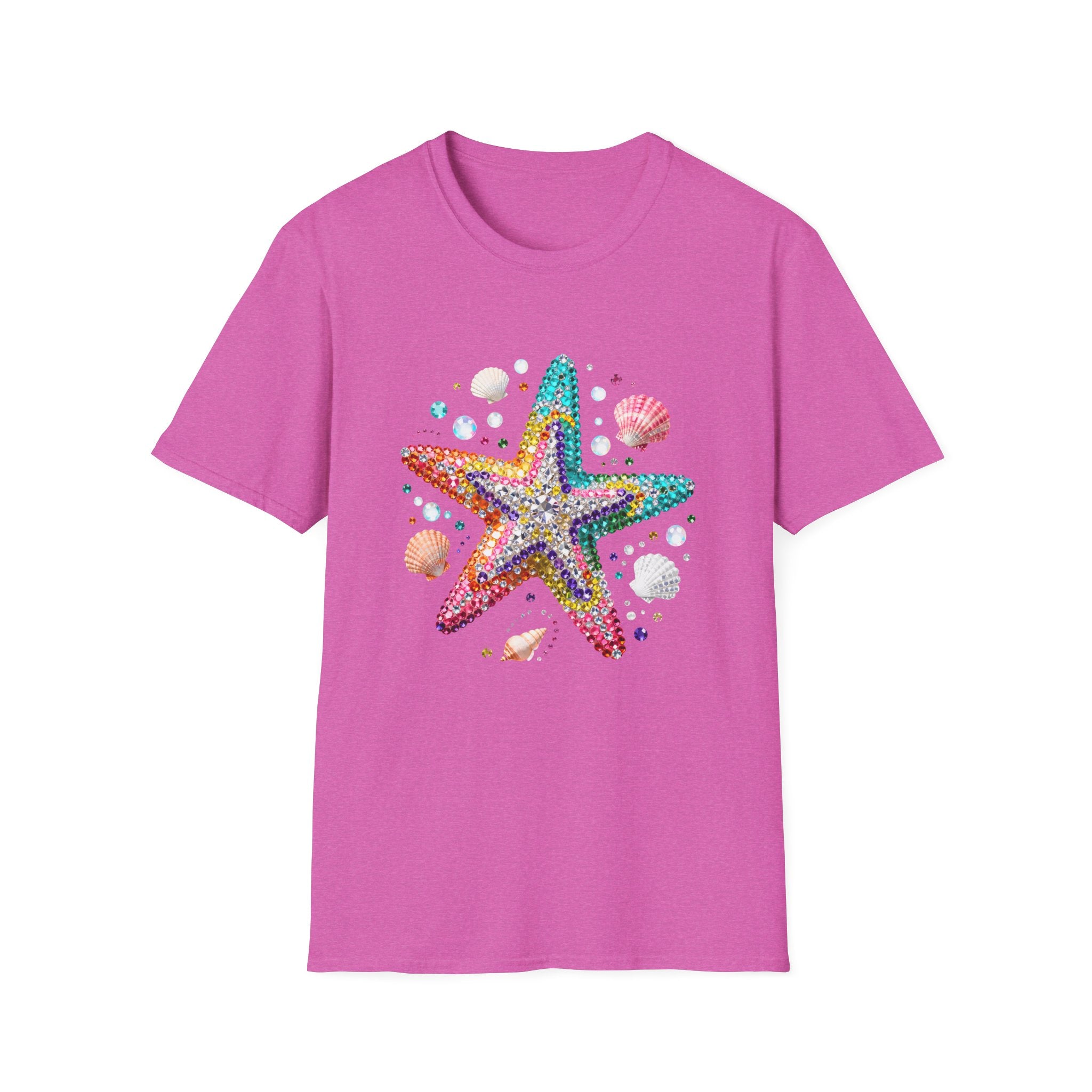 Jeweled Starfish Tee - Gildan