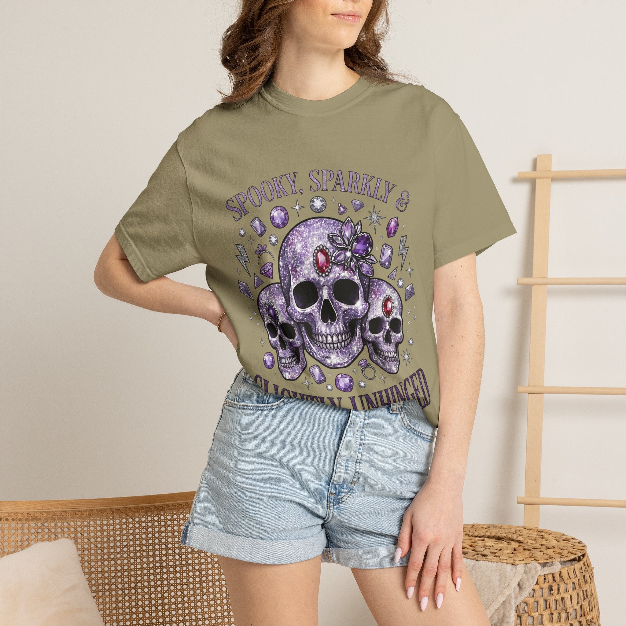 Spooky and Sparkly Tee - Comfort Colors