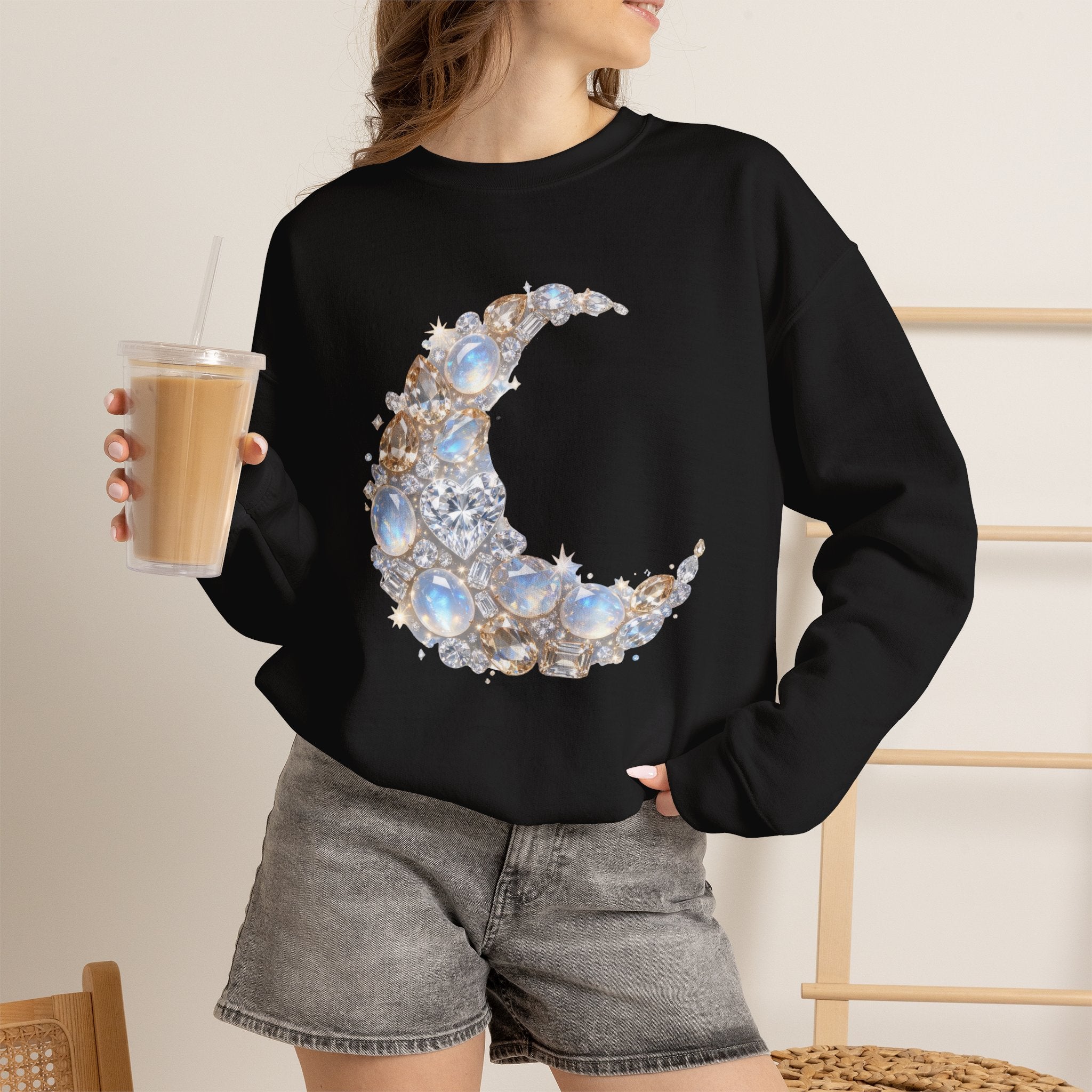Crescent Moon Sweatshirt - Gildan