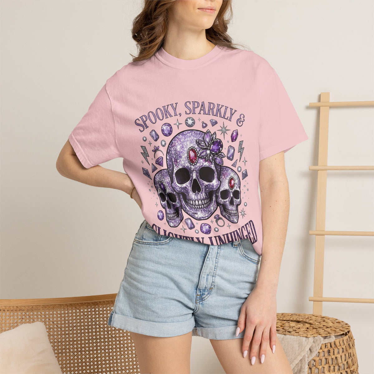 Spooky and Sparkly Tee - Comfort Colors
