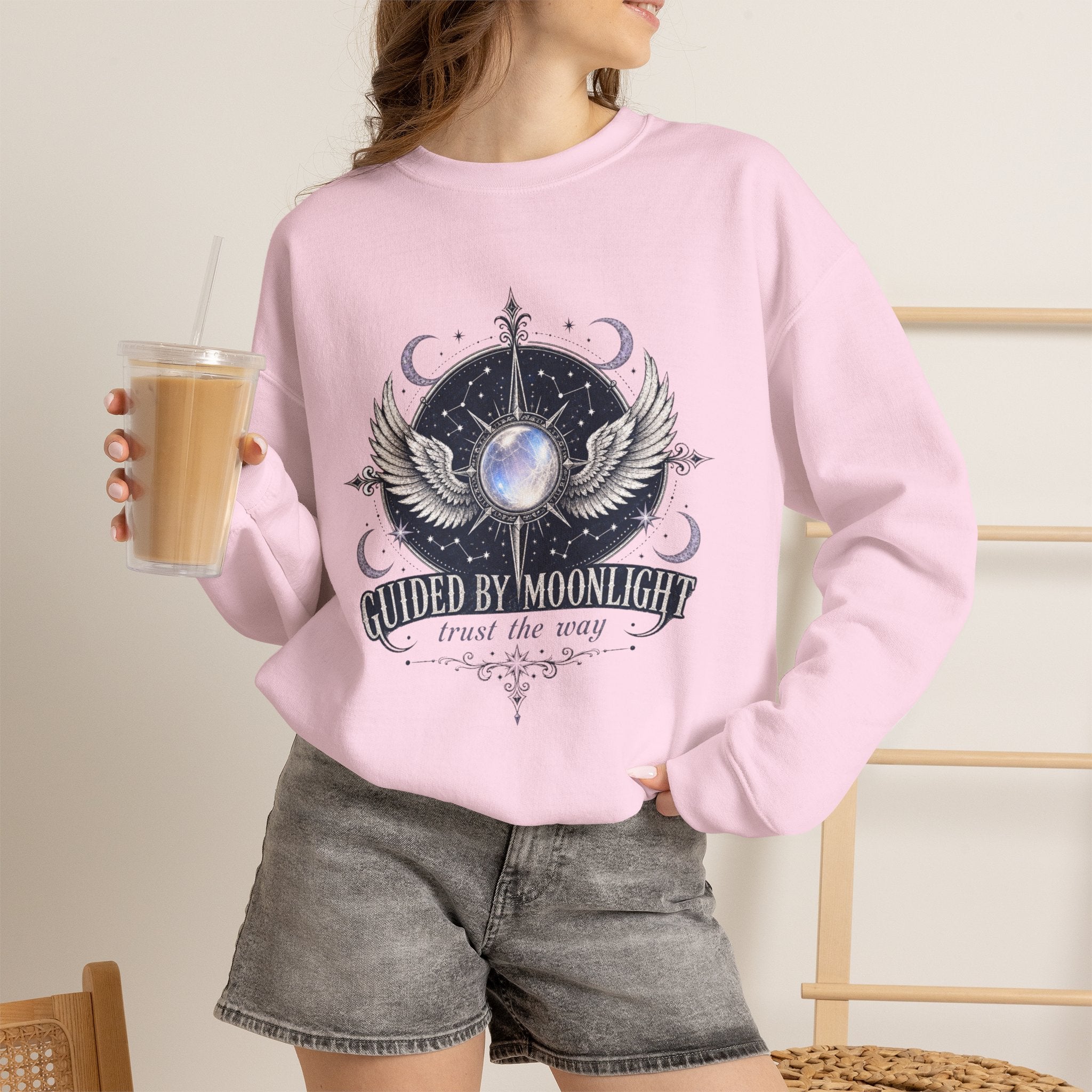 Guided By Moonlight Sweatshirt - Gildan