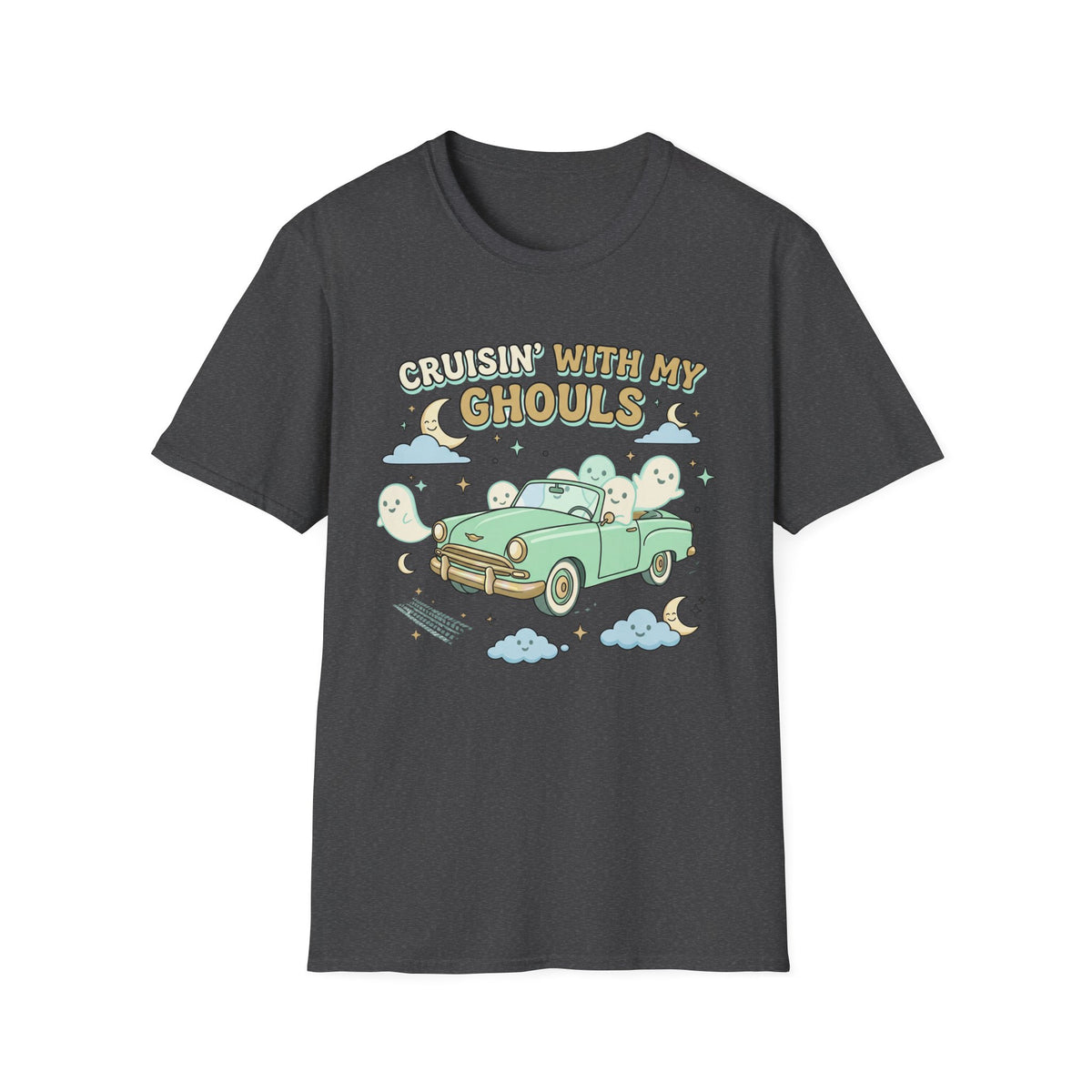 Cruisin' With My Ghouls Tee - Gildan