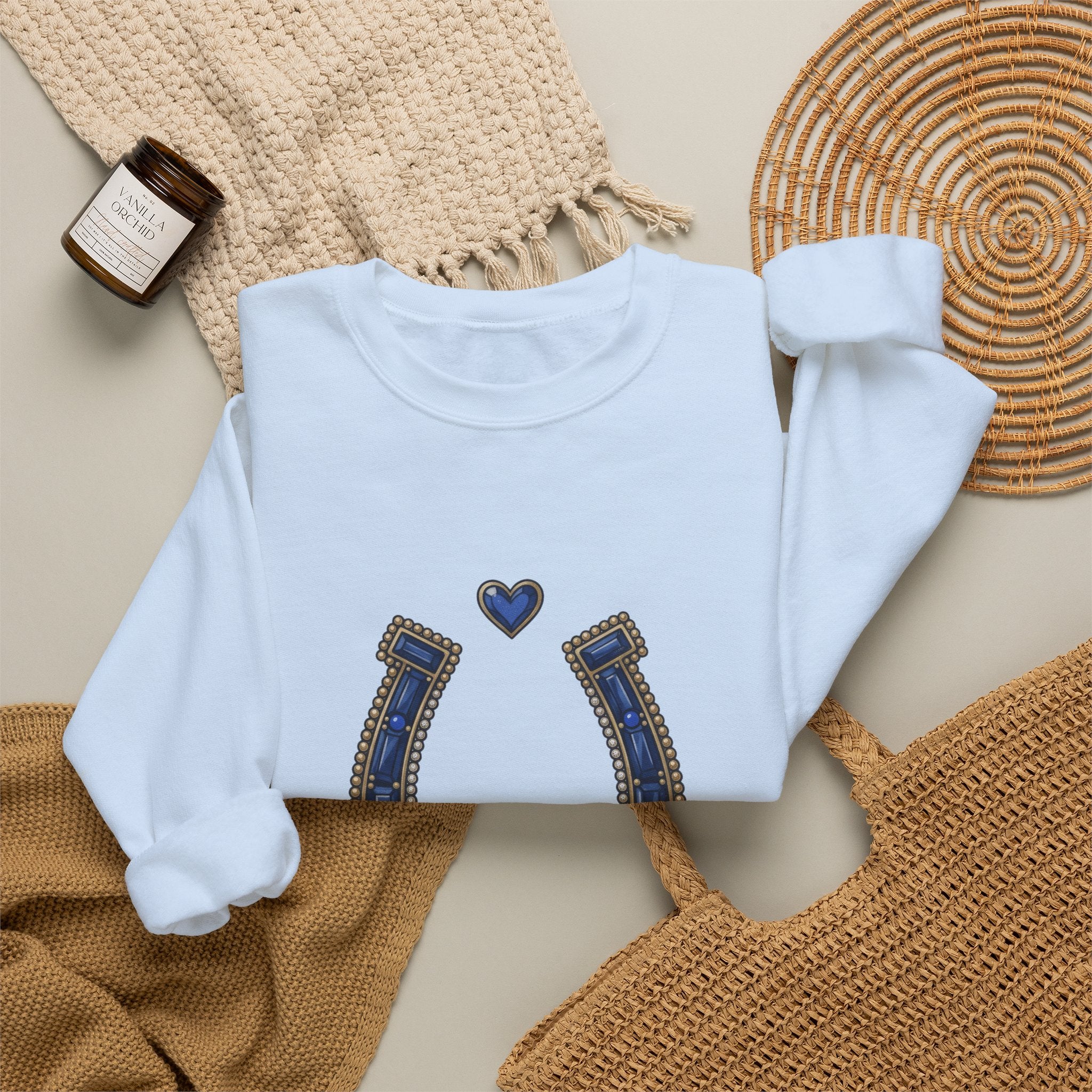 The Sapphire Horseshoe Sweatshirt - Gildan