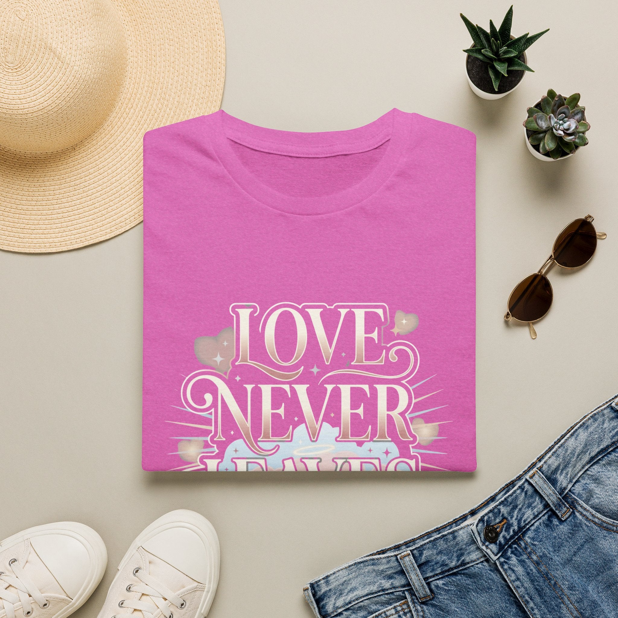 Love Never Leaves Tee - Gildan