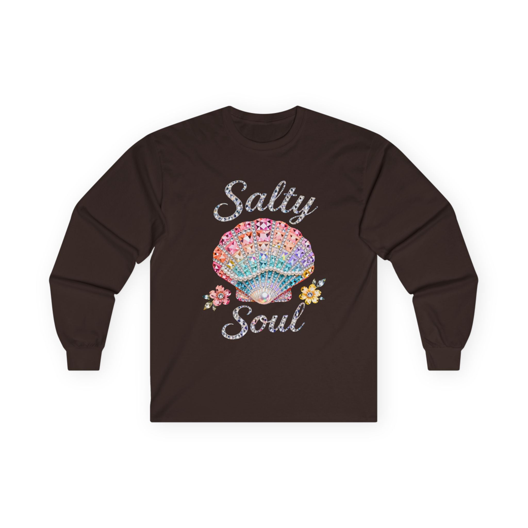 Salty Soul Long Sleeve Tee - Gildan