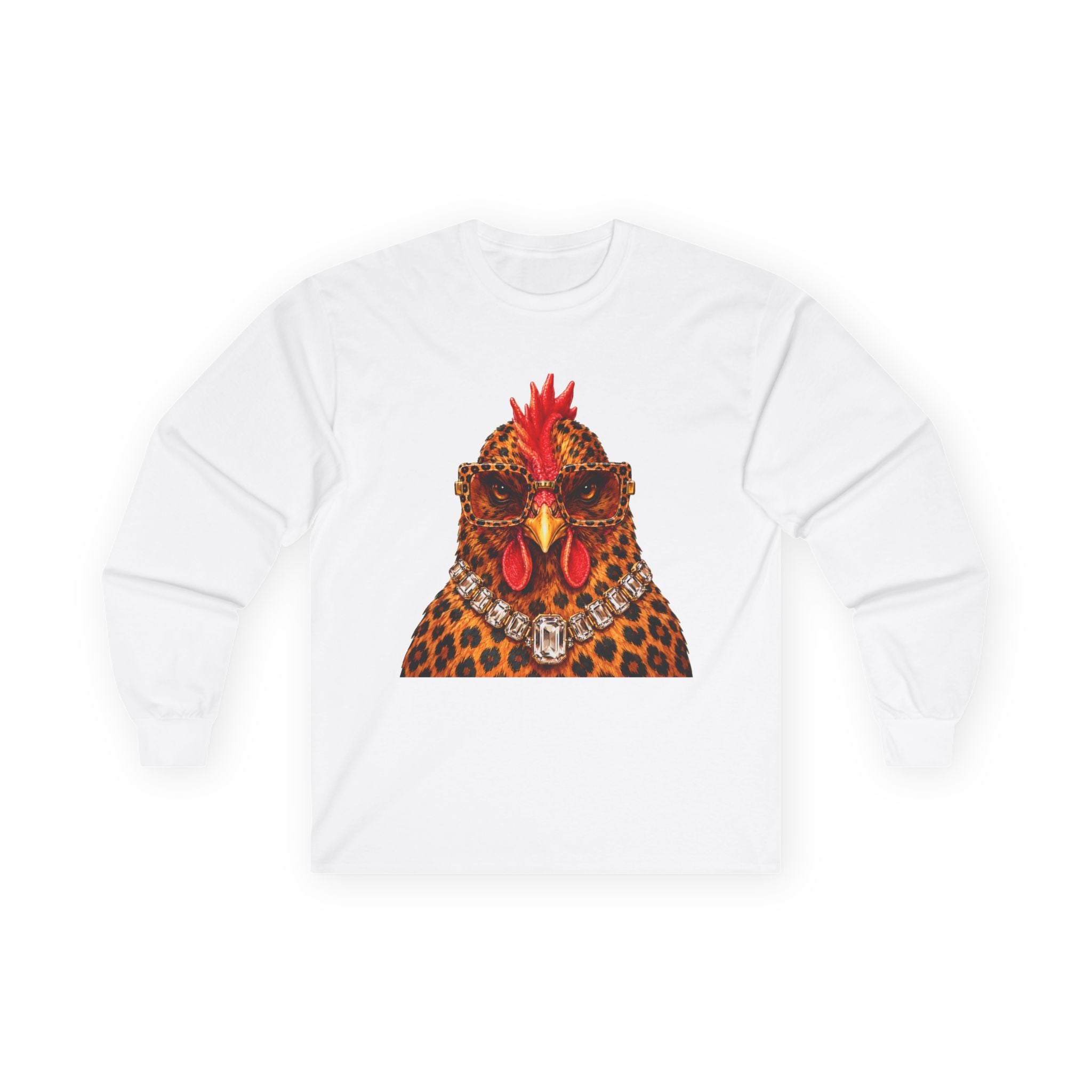 The Sassy Chicken Long Sleeve Tee - Gildan