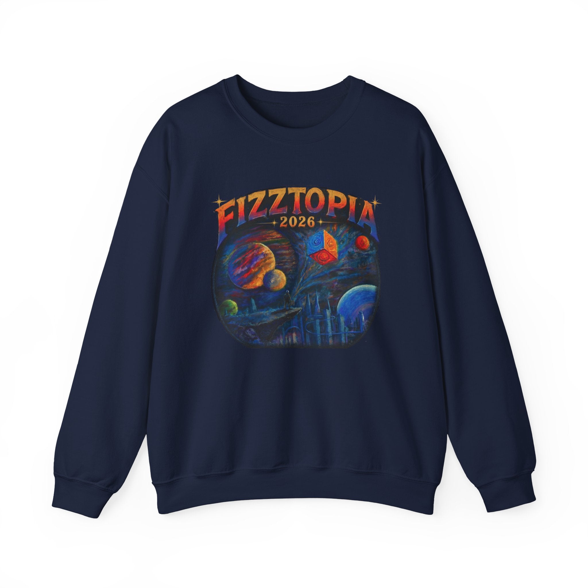 Daddy Ring Bomb's Fizztopia Galaxy Sweatshirt - Gildan