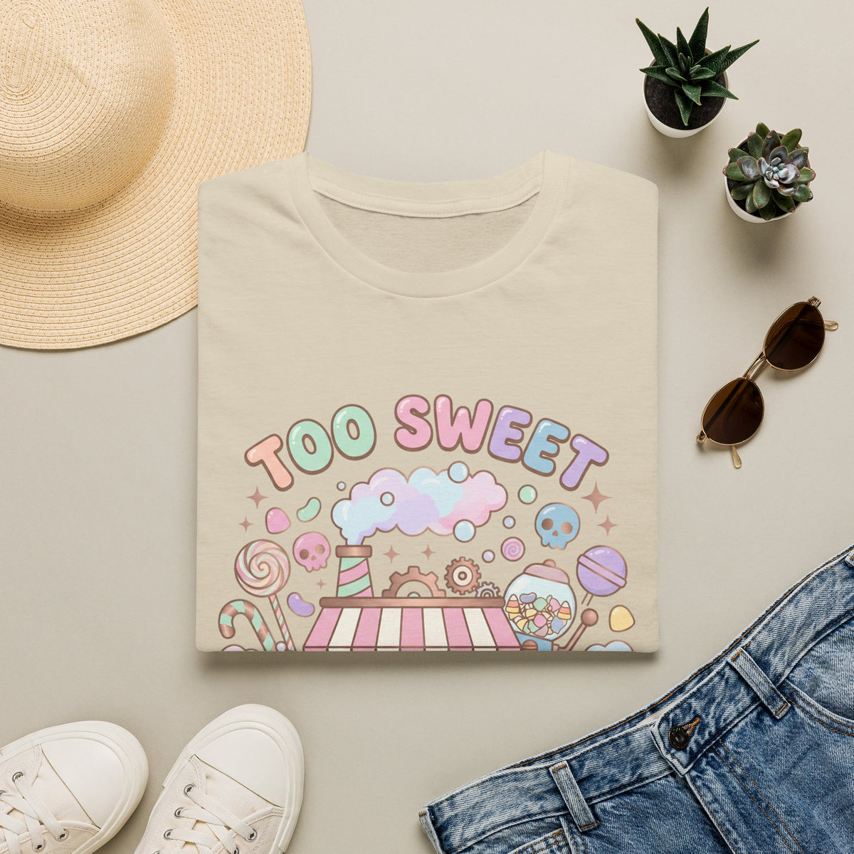 Too Sweet To Be Spooky Tee - Gildan