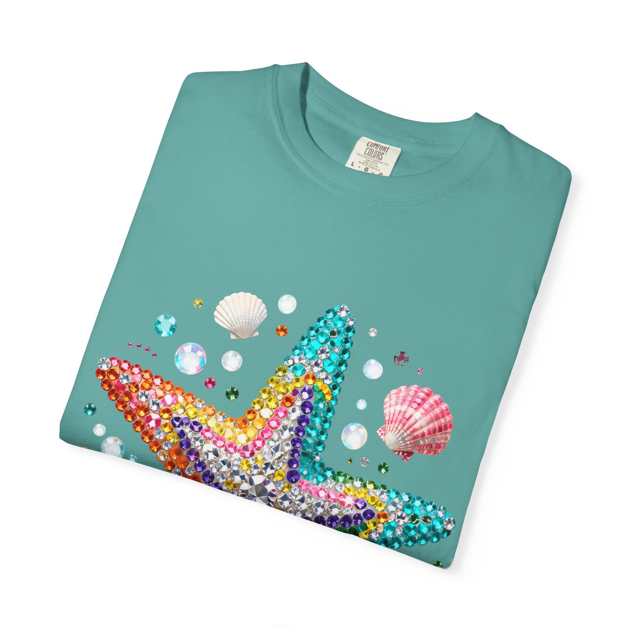 Jeweled Starfish Tee - Comfort Colors