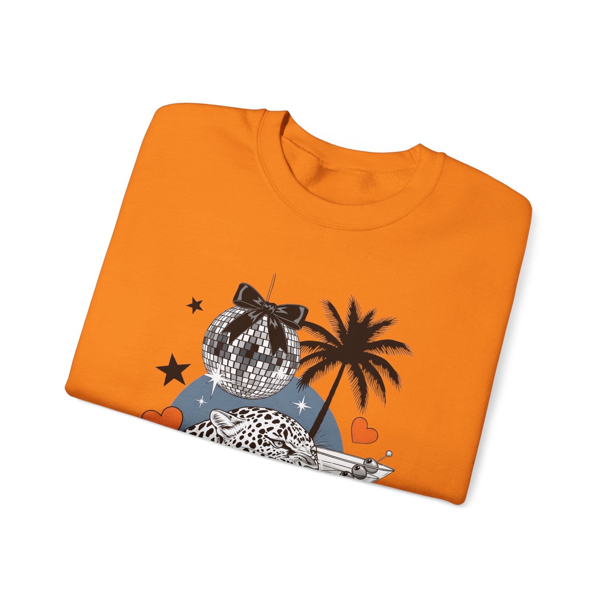 Disco Cheetah Sweatshirt - Gildan