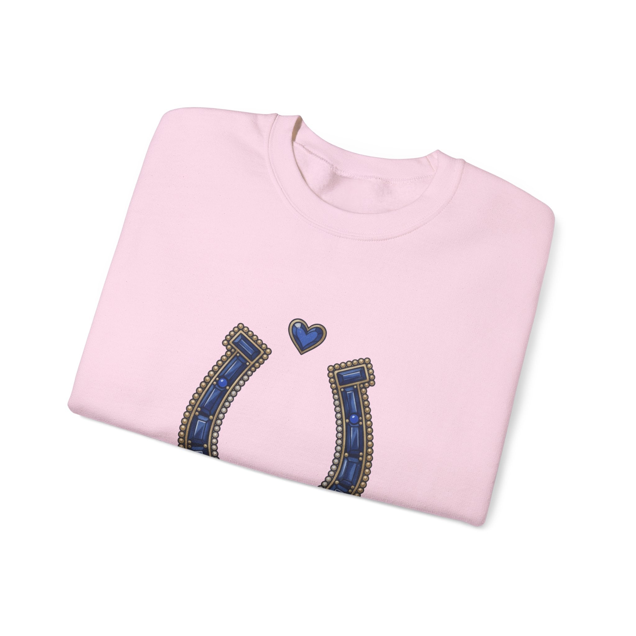 The Sapphire Horseshoe Sweatshirt - Gildan