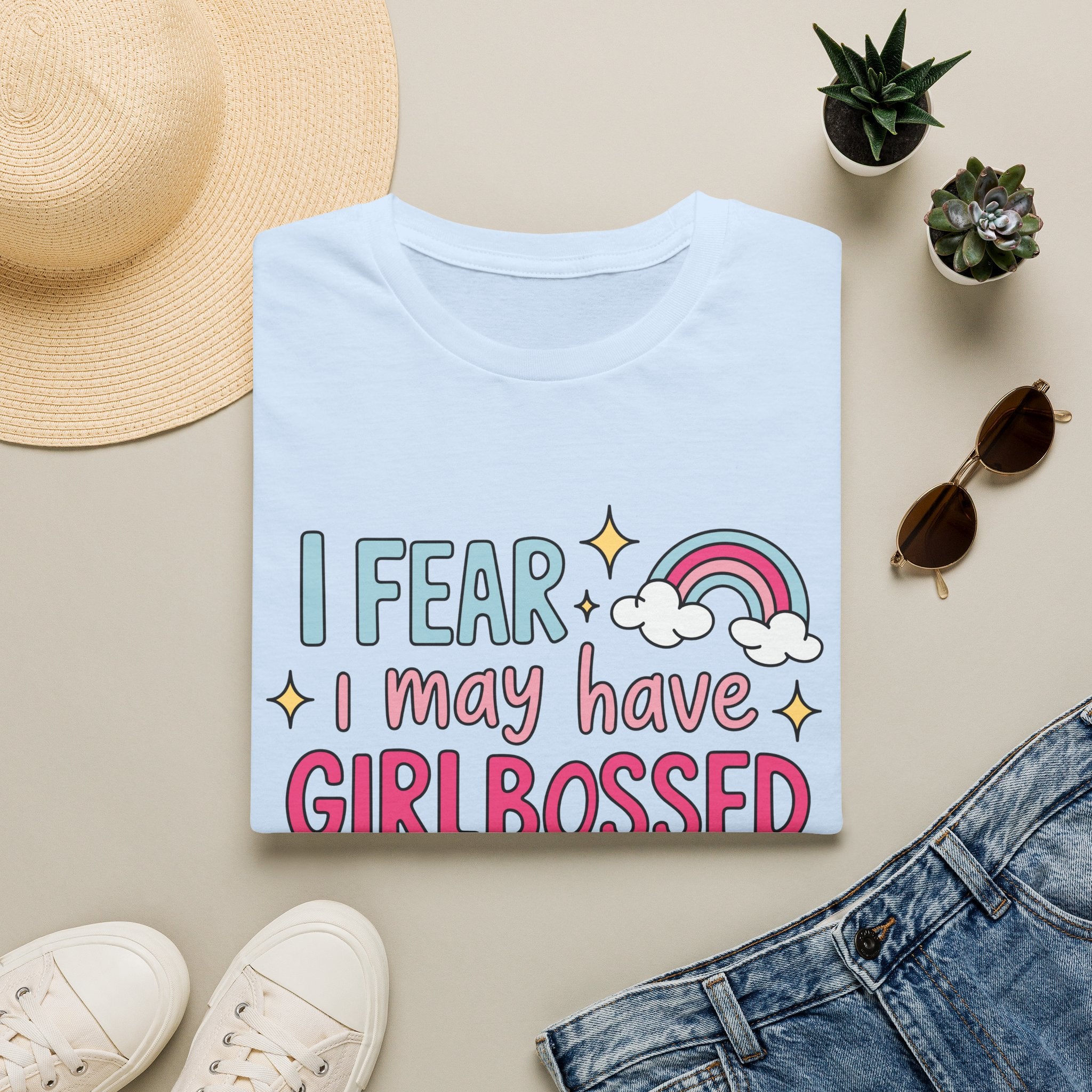Girlbossed Too Hard Tee- Gildan