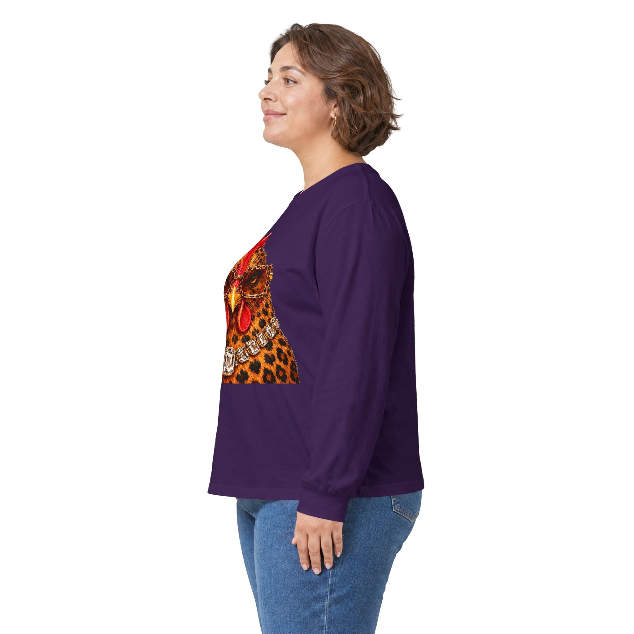 The Sassy Chicken Long Sleeve Tee - Gildan